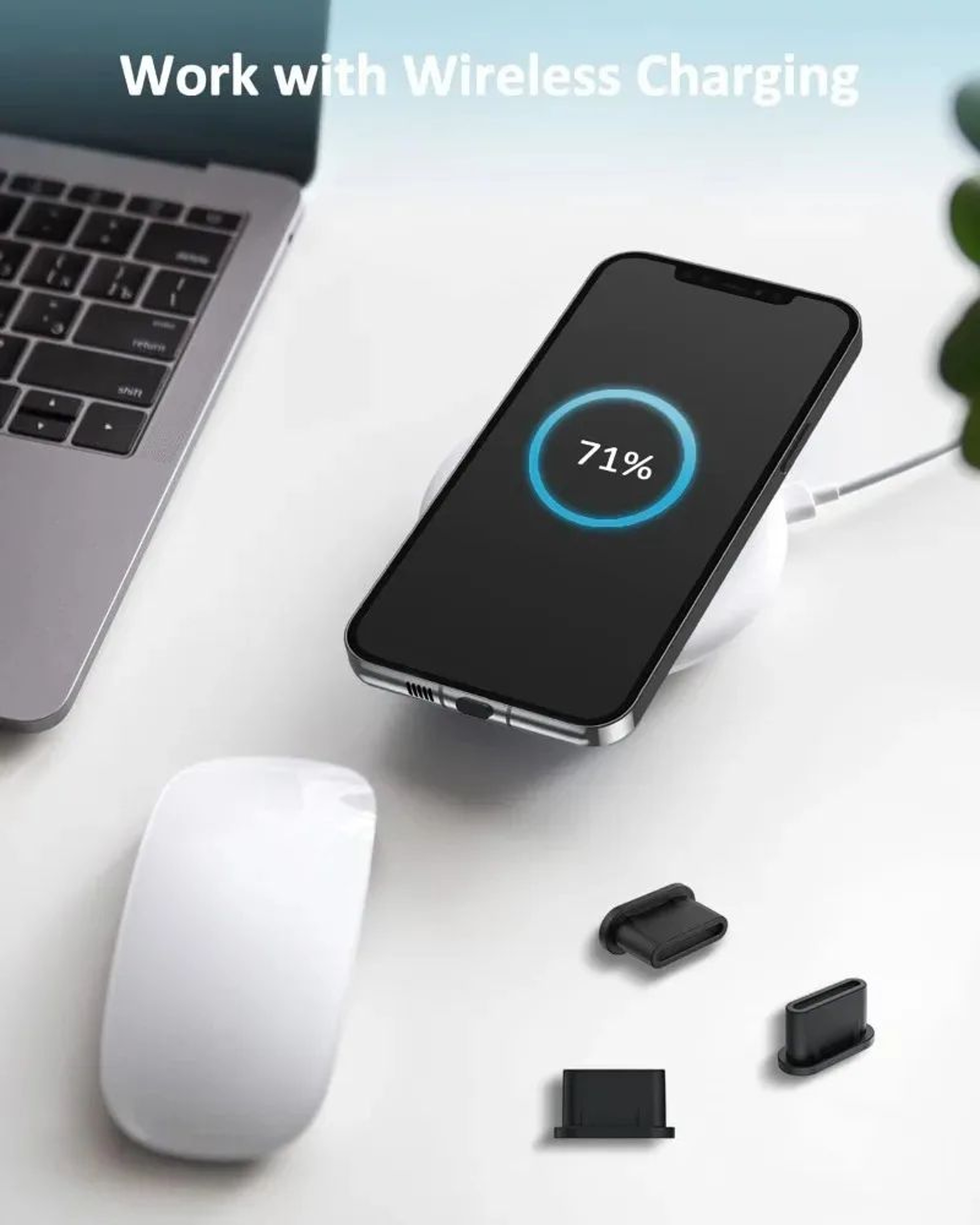 Silicone USB C Charging Port Protectors 1