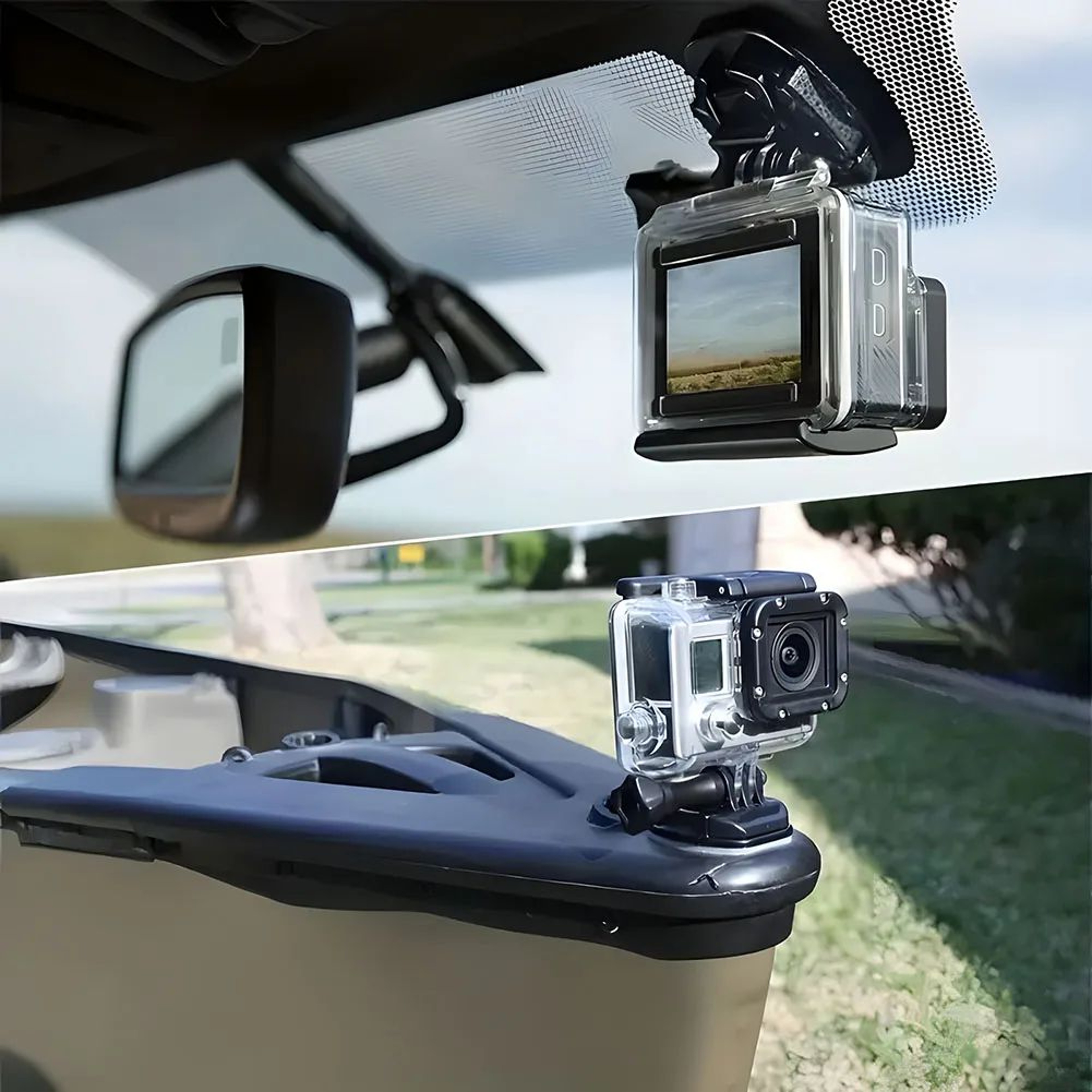 Universal Action Camera Helmet Adhesive Mount Kit 0