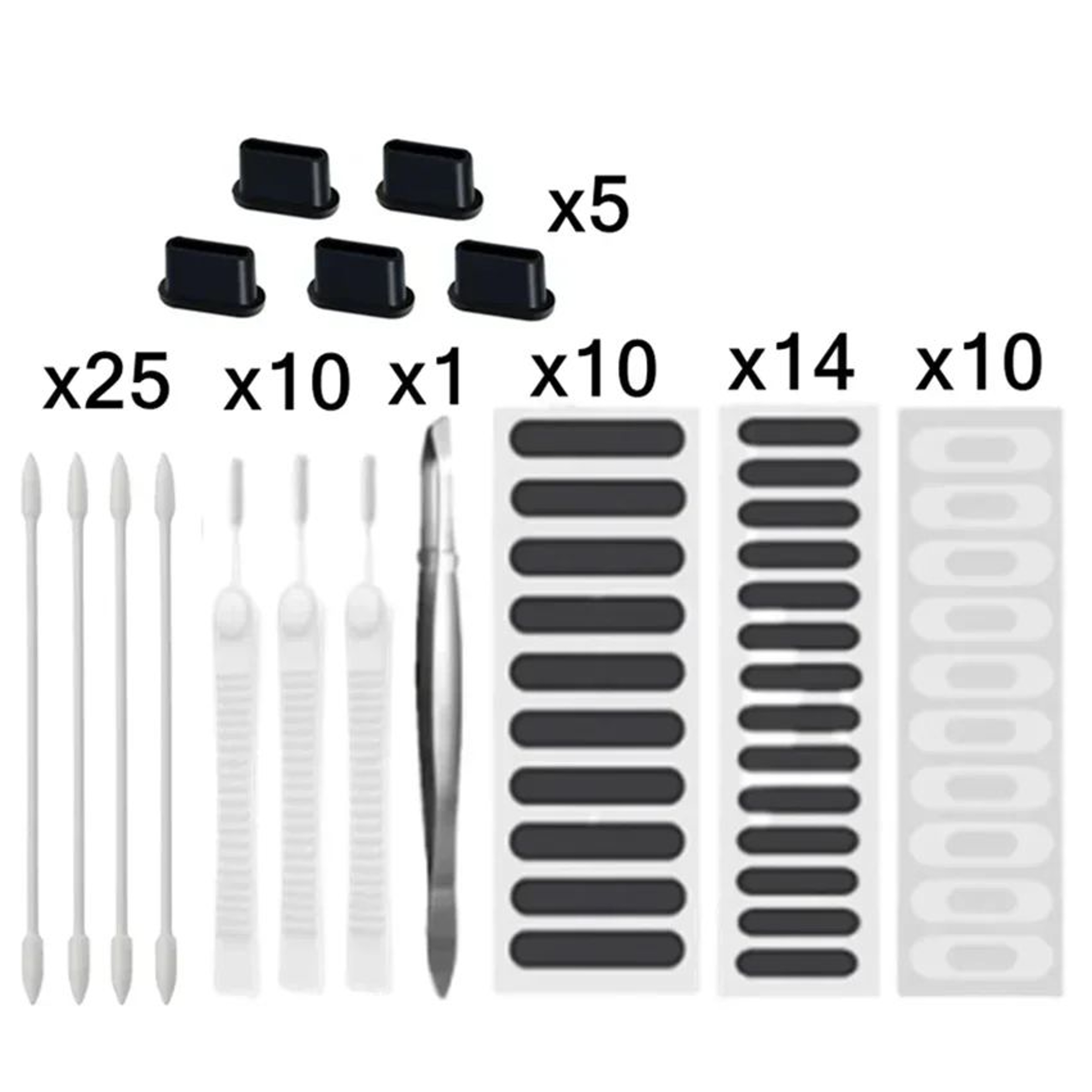Universal Phone Speaker And Charging Port Dust Protection Kit 1
