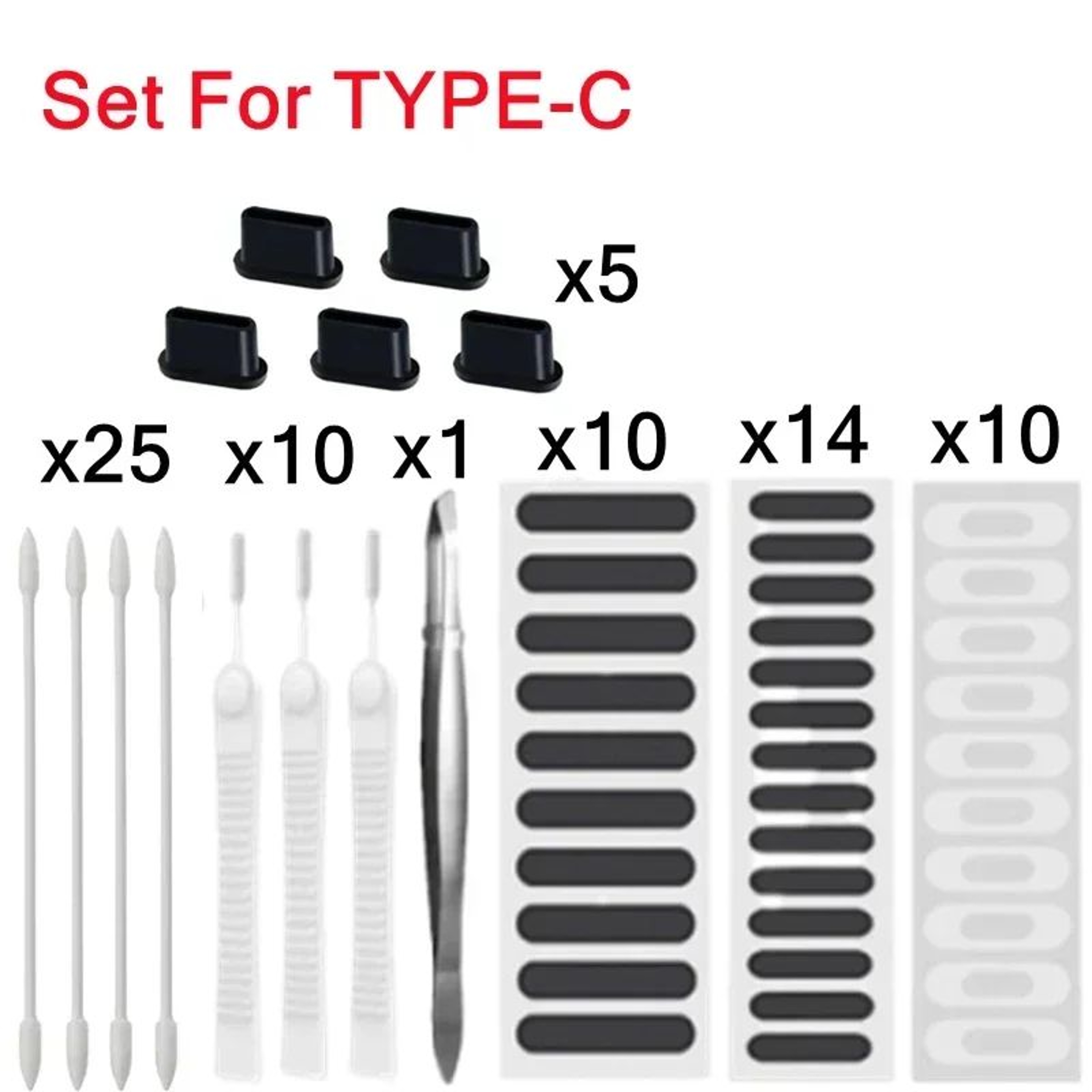 Universal Phone Speaker And Charging Port Dust Protection Kit 11