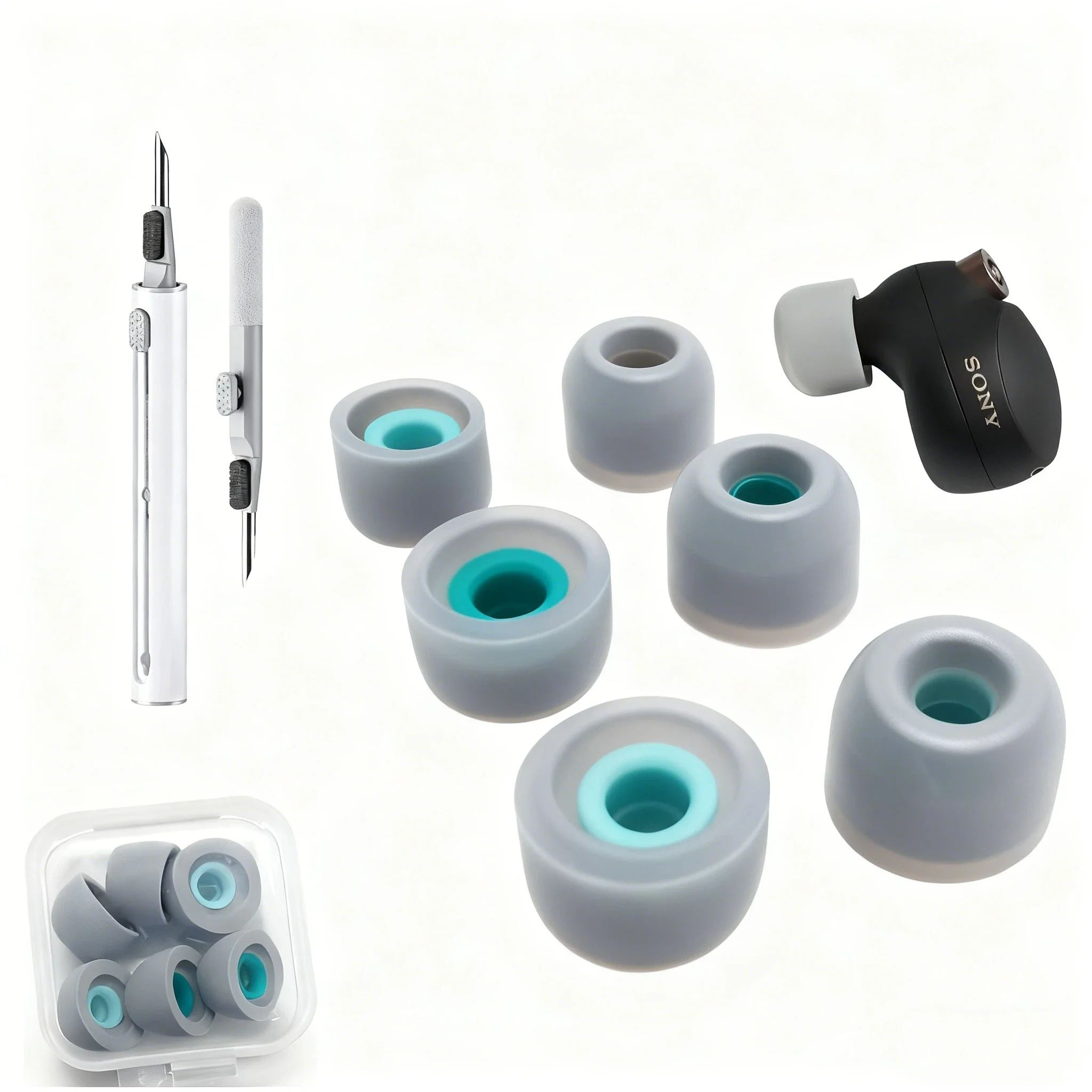Sony WF 1000XM5 XM4 Memory Foam Ear Tips Kit 7