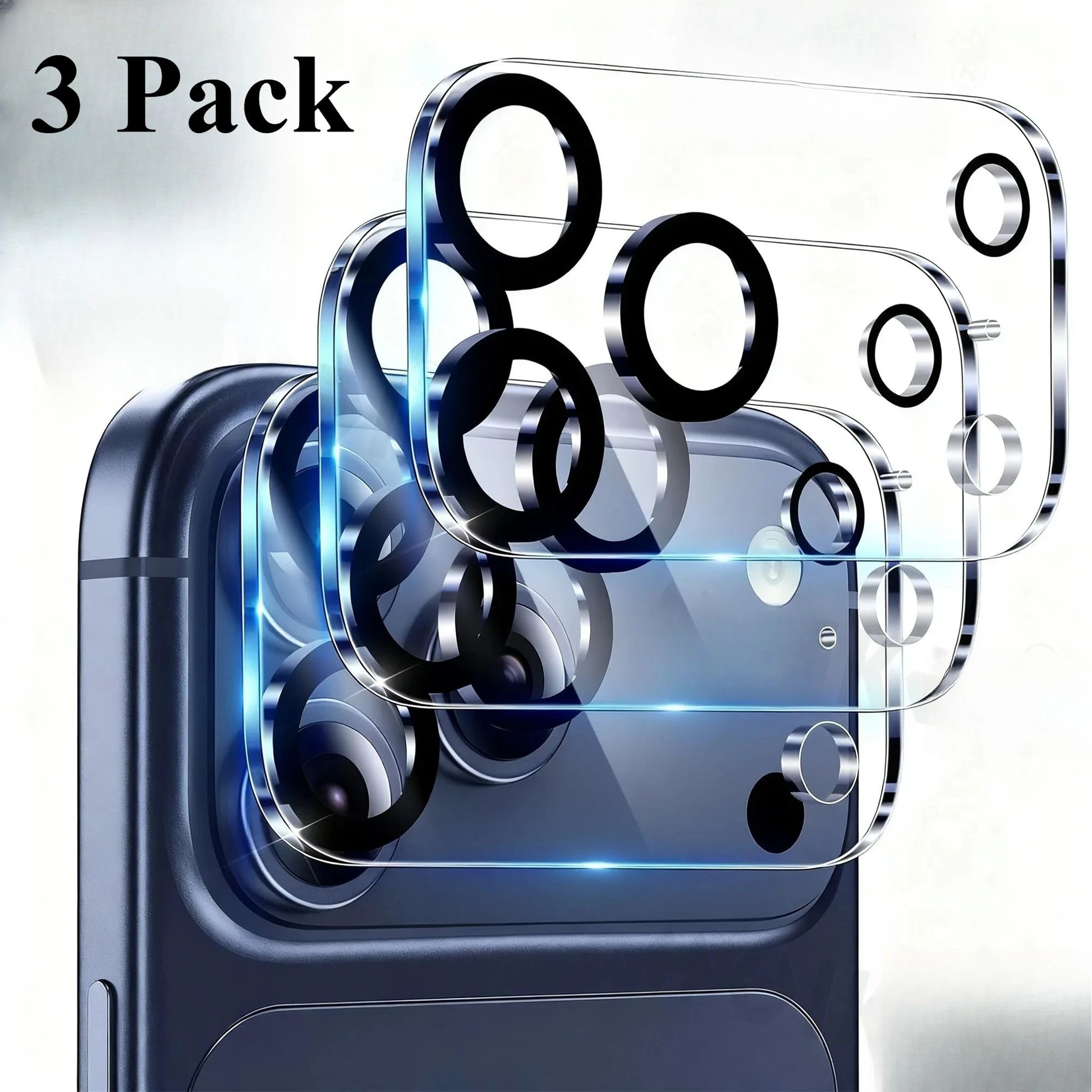IPhone 17 Camera Lens Protector 3 Pack Tempered Glass 3