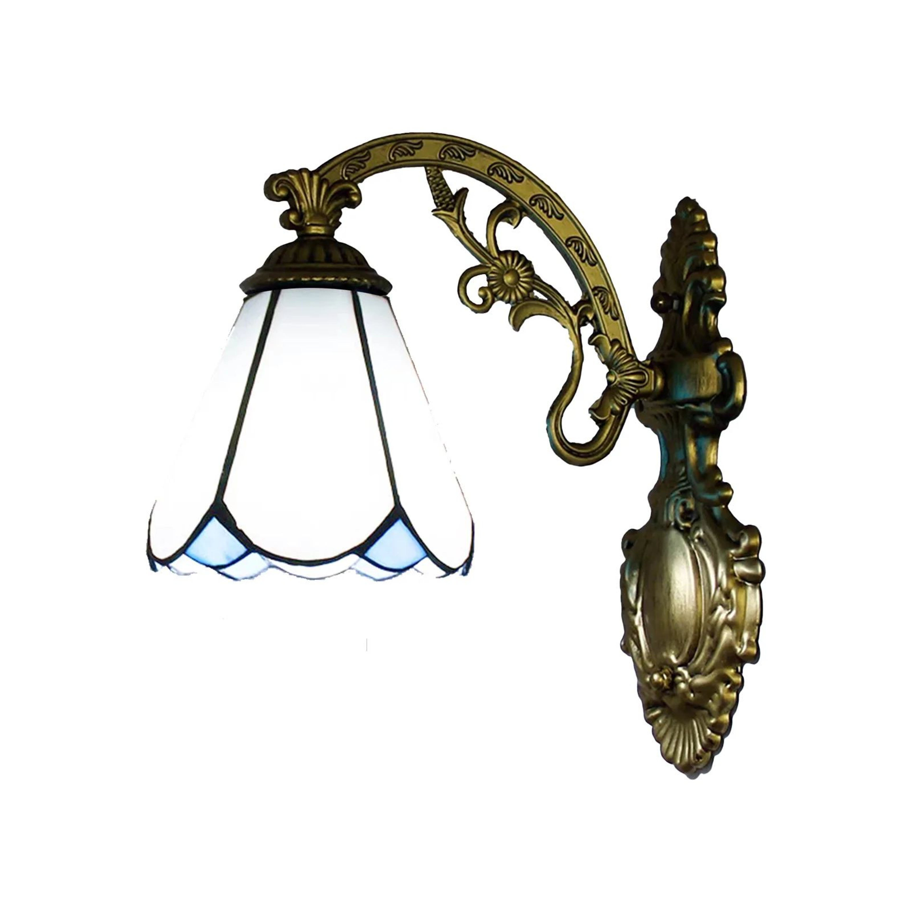 Nordic Tiffany Colorful Glass Wall Lamp 9