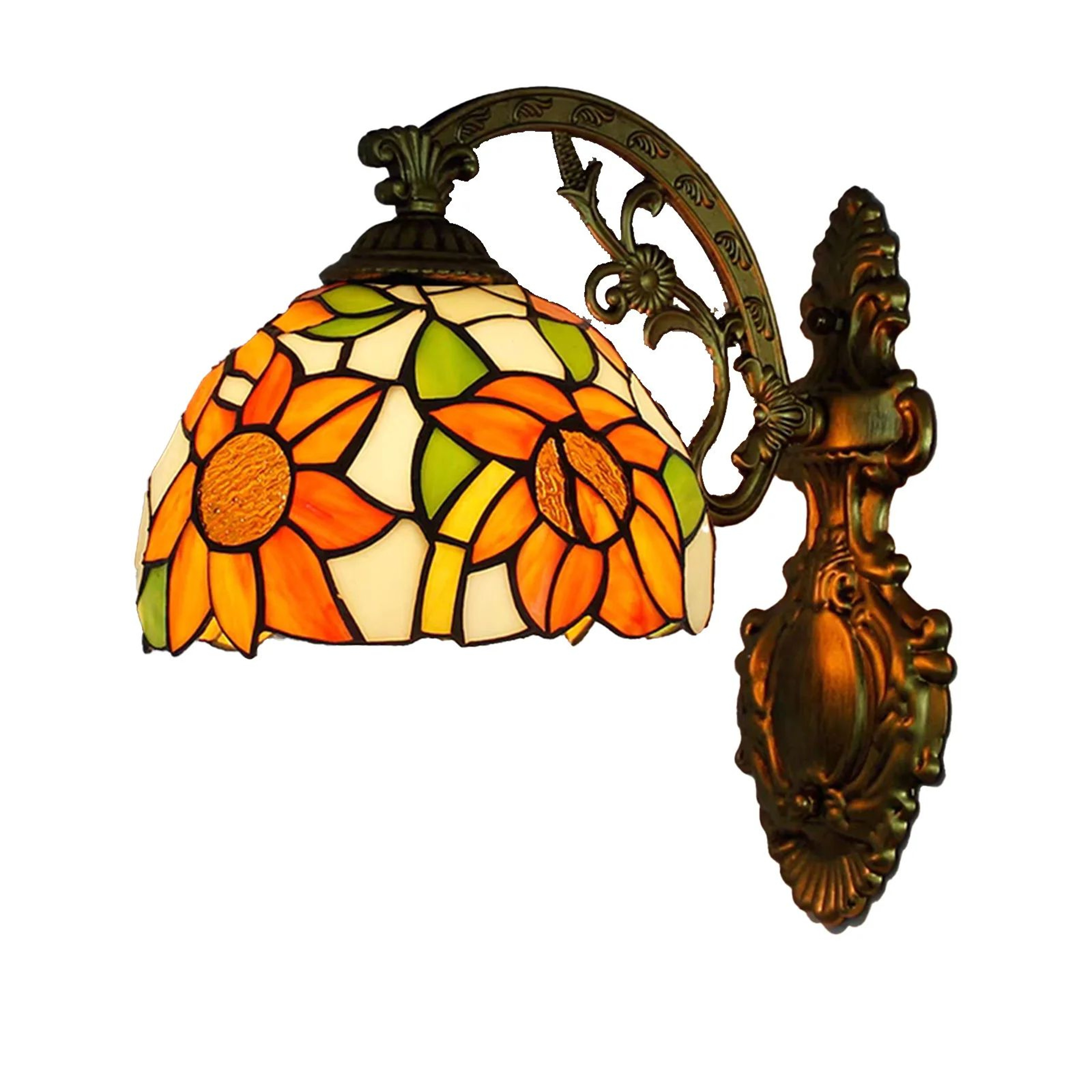 Nordic Tiffany Colorful Glass Wall Lamp 13