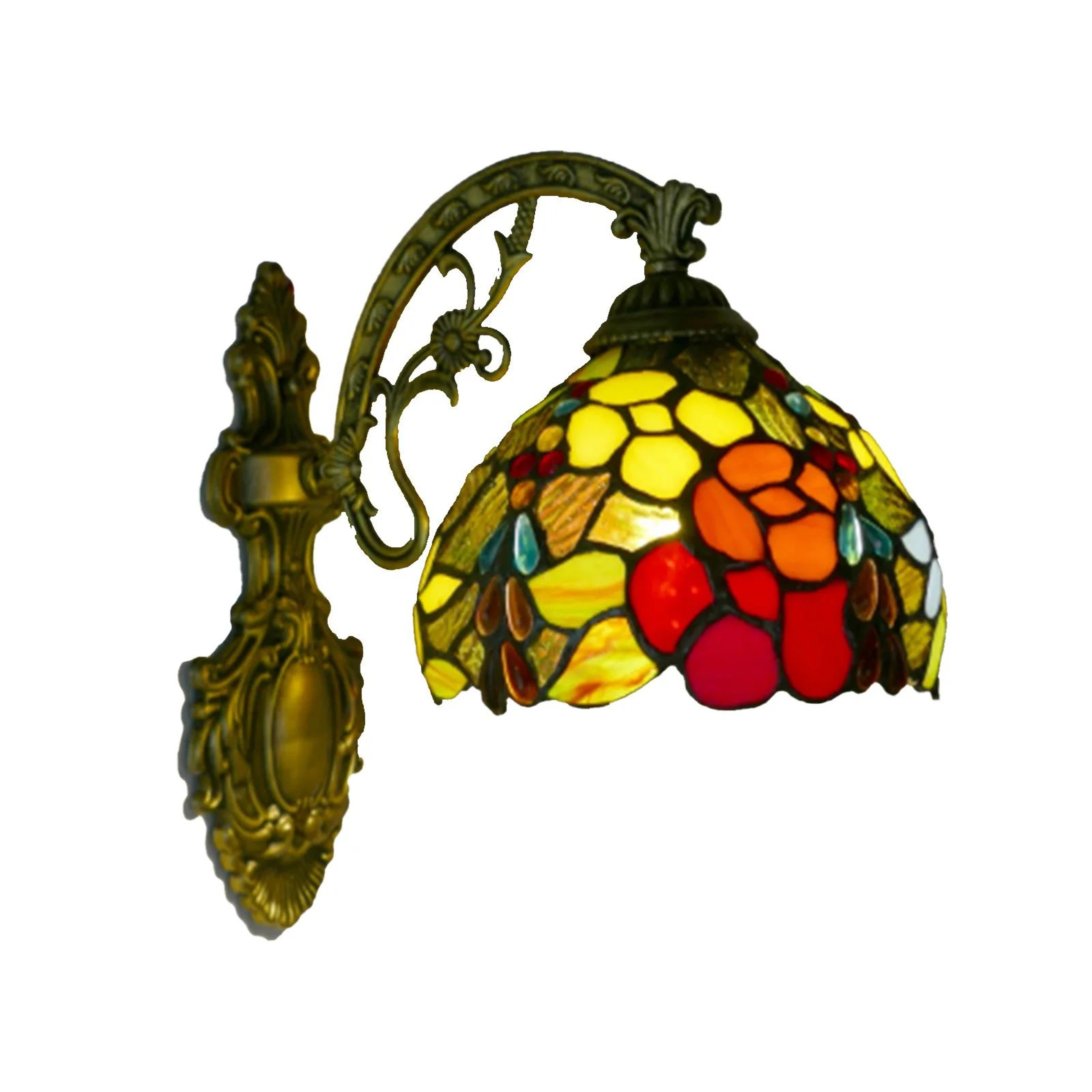 Nordic Tiffany Colorful Glass Wall Lamp 12