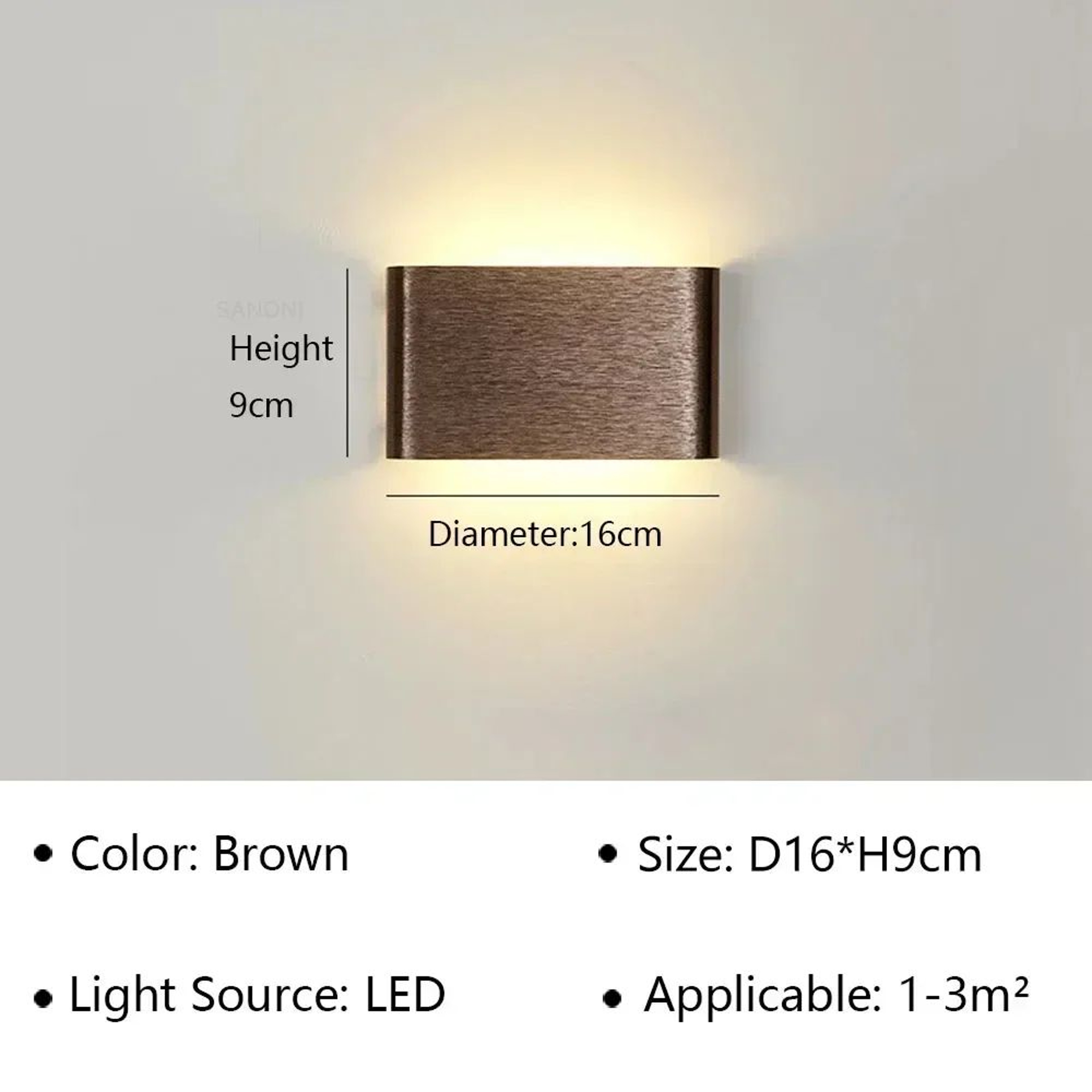 Modern LED Indoor Wall Sconce 8