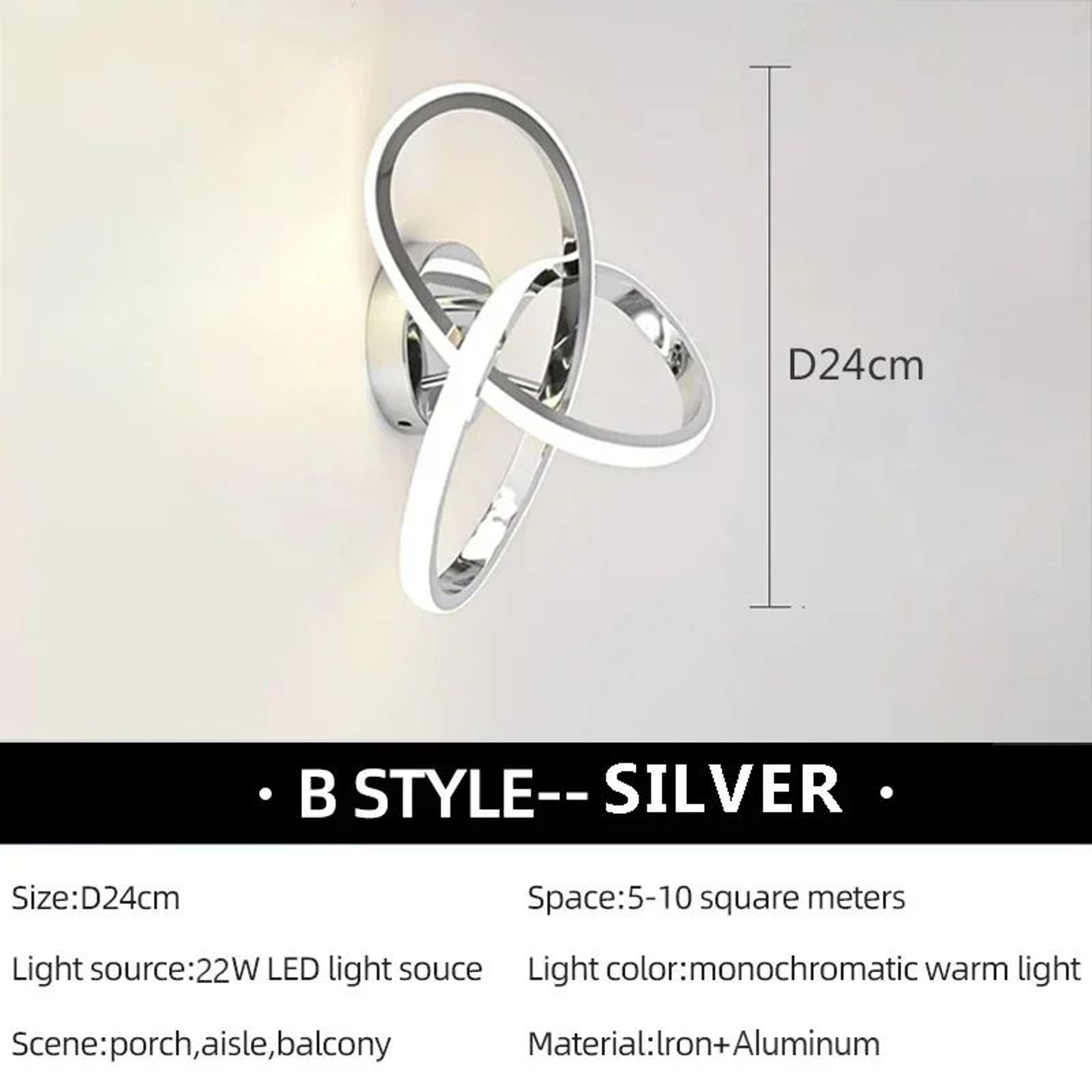 Modern Geometric LED Wall Lamp 8
