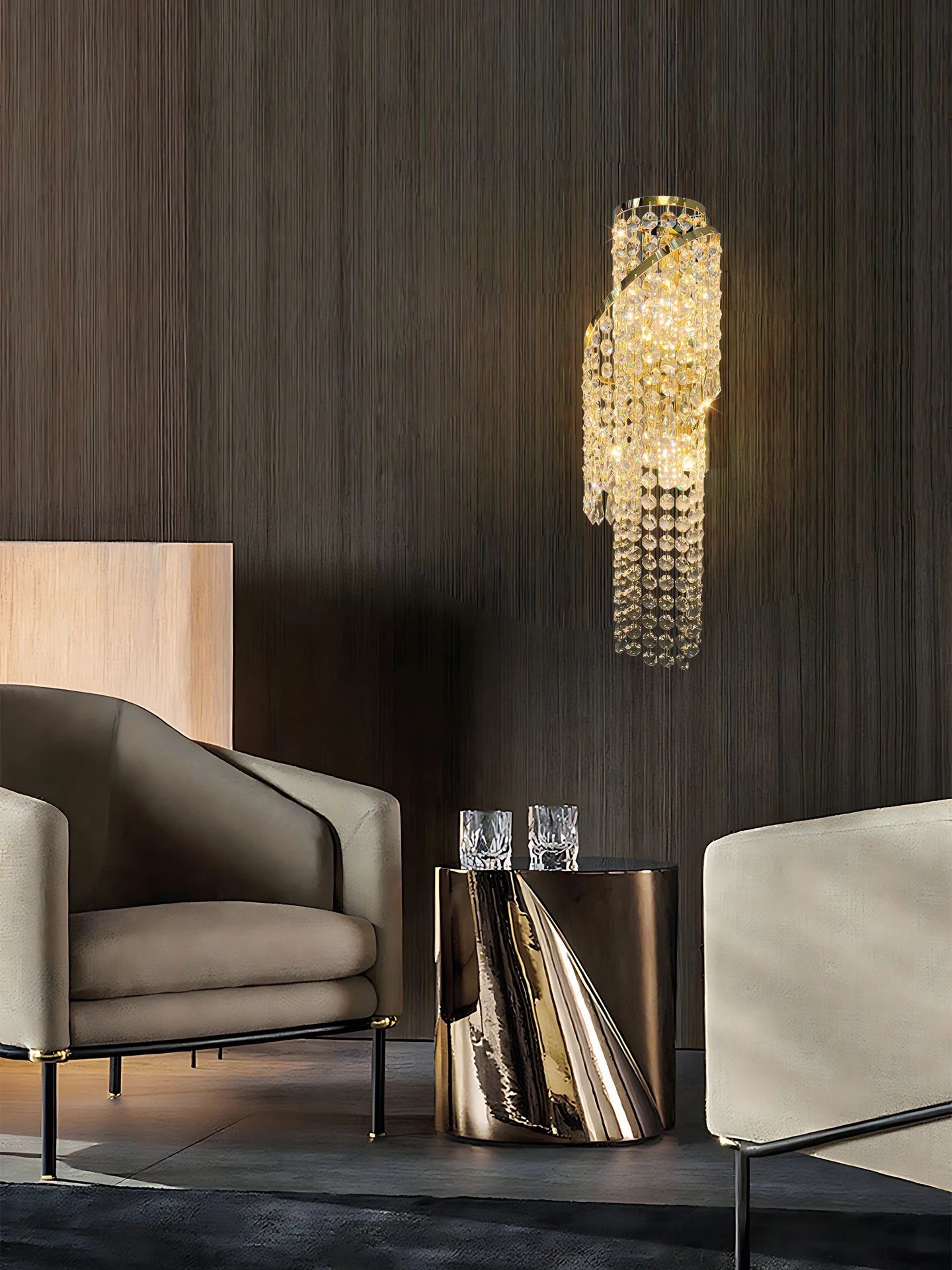 Luxury Crystal Tassel Wall Sconce 5