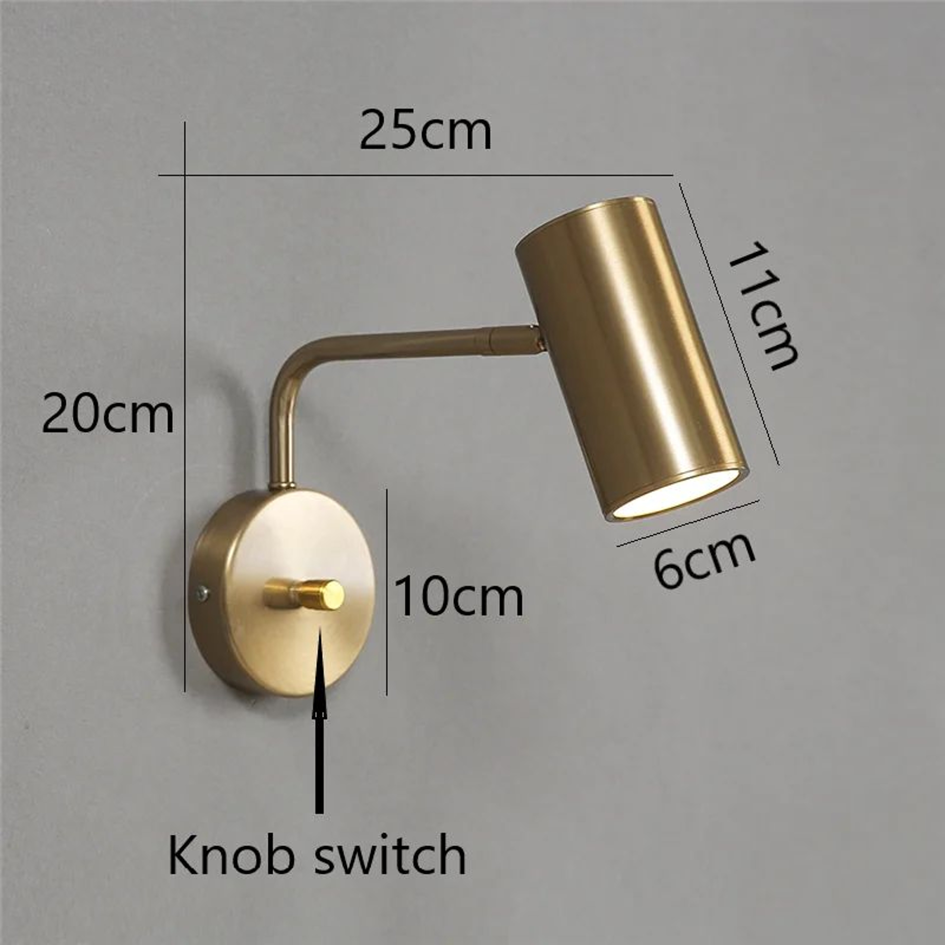 Modern Rotatable LED Bedside Reading Wall Light 6