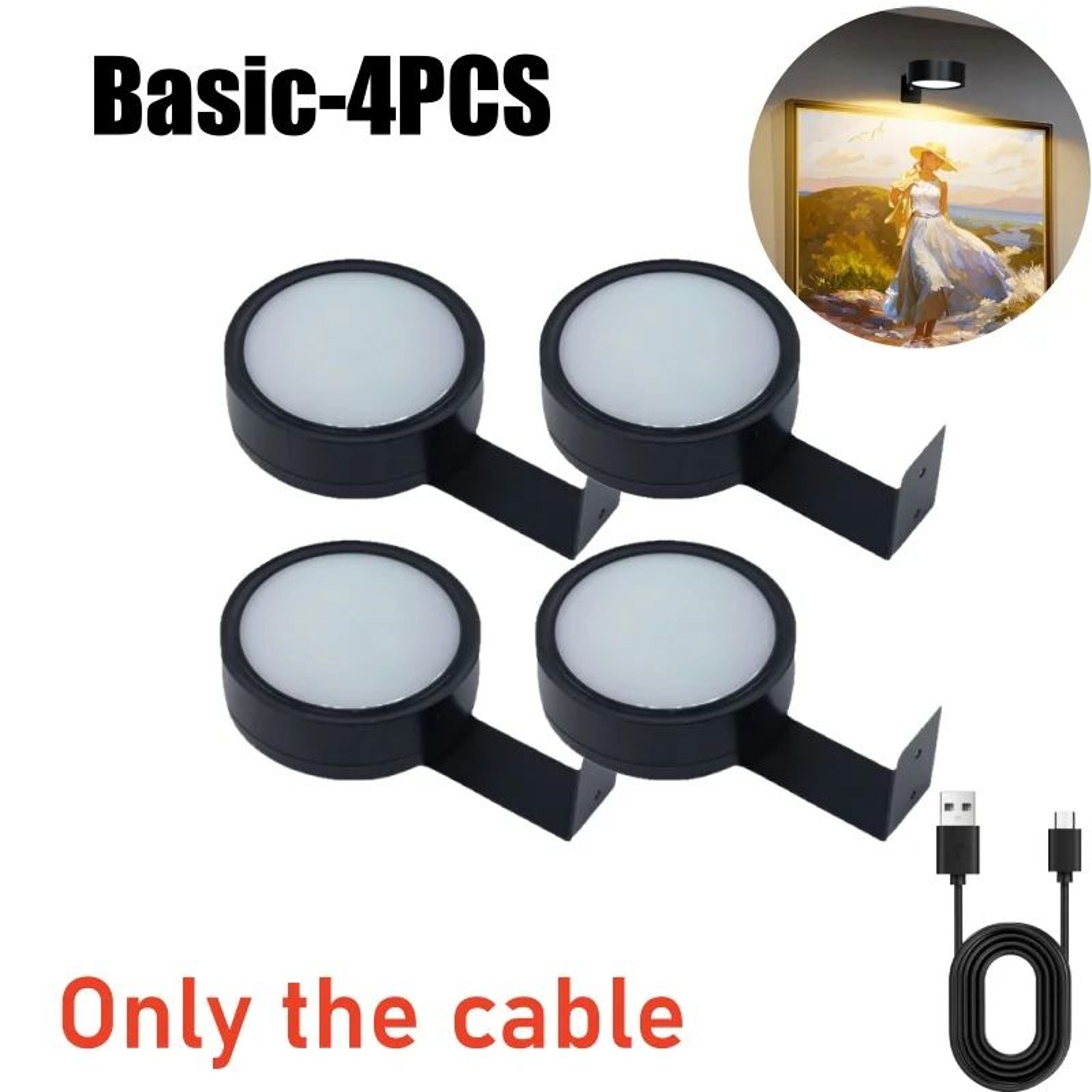 13 Color RGB Magnetic LED Picture Light 8