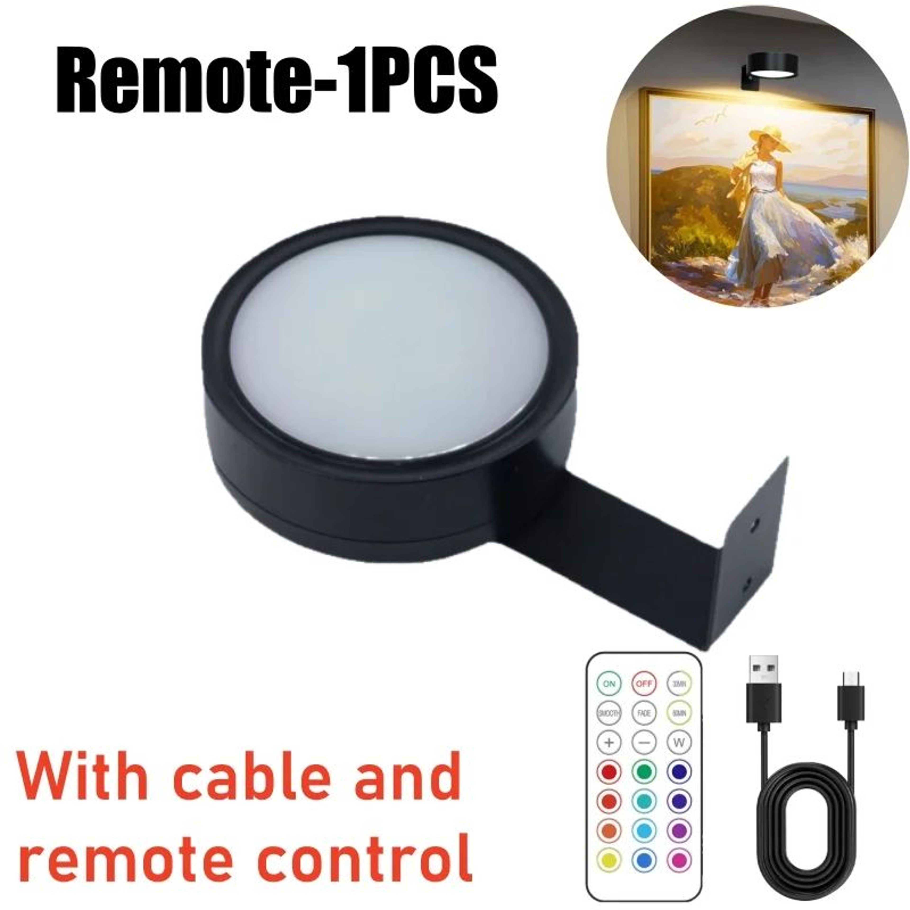 13 Color RGB Magnetic LED Picture Light 9