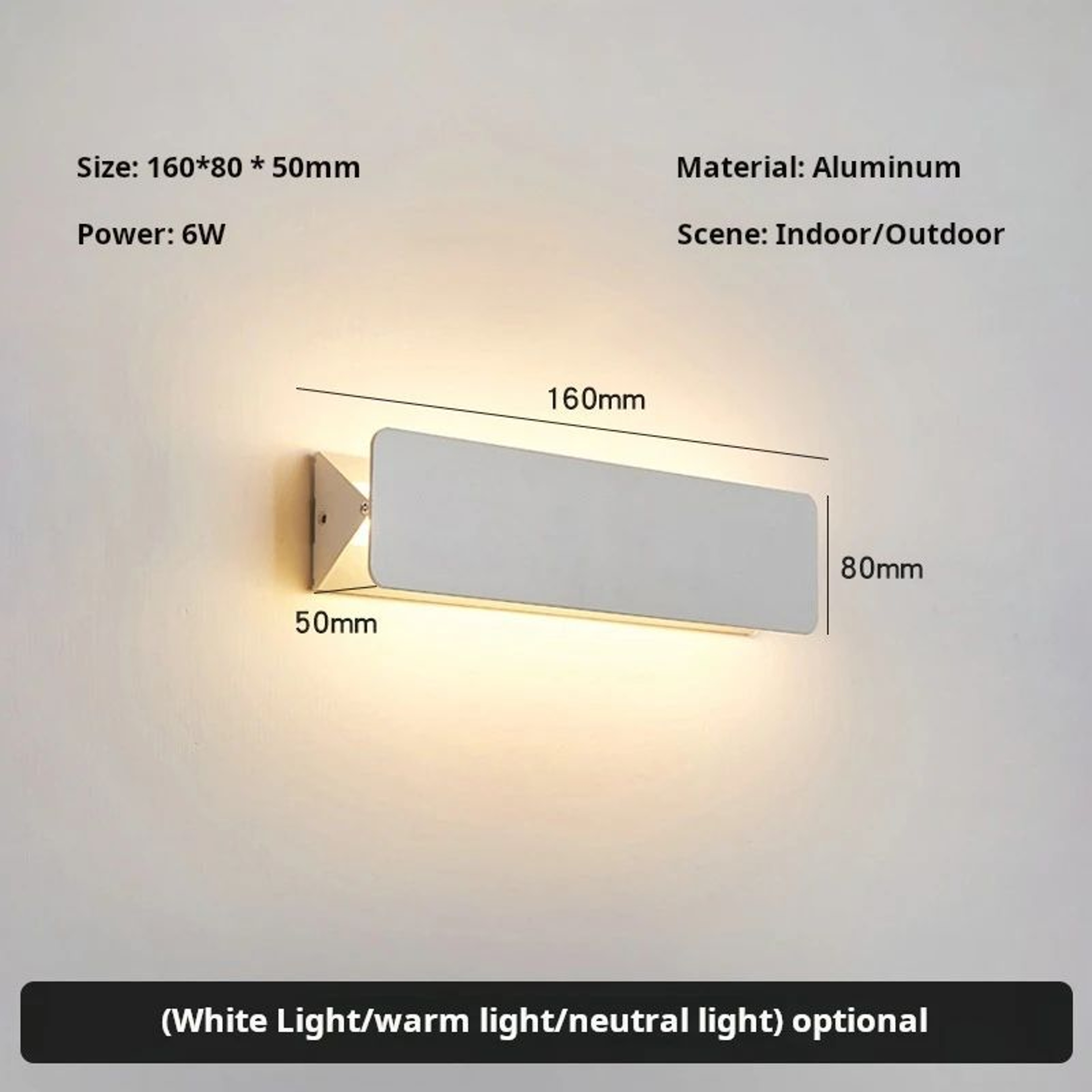 Modern Adjustable Aluminum LED Wall Light 7