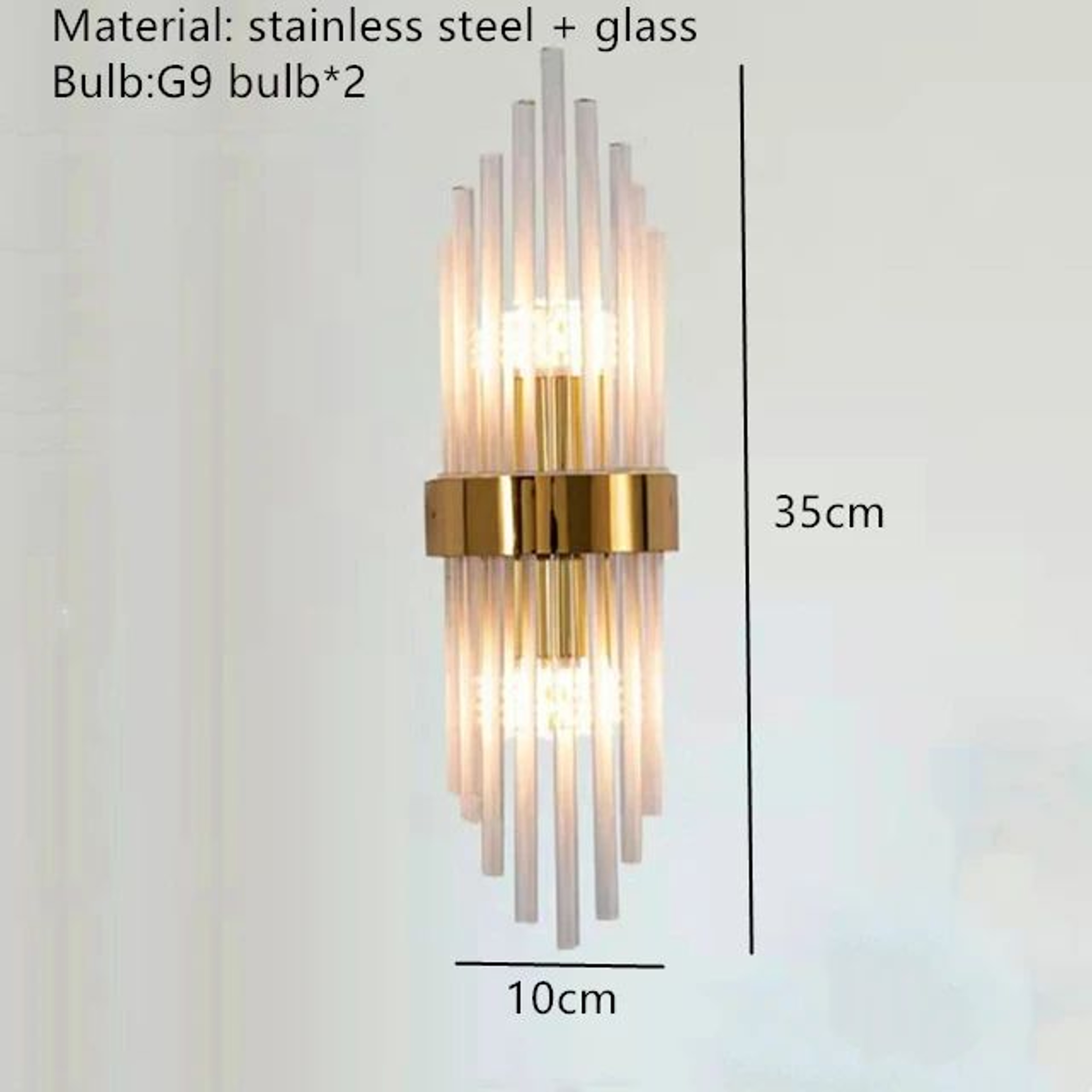 Modern Luxury Gold LED Wall Sconce 9