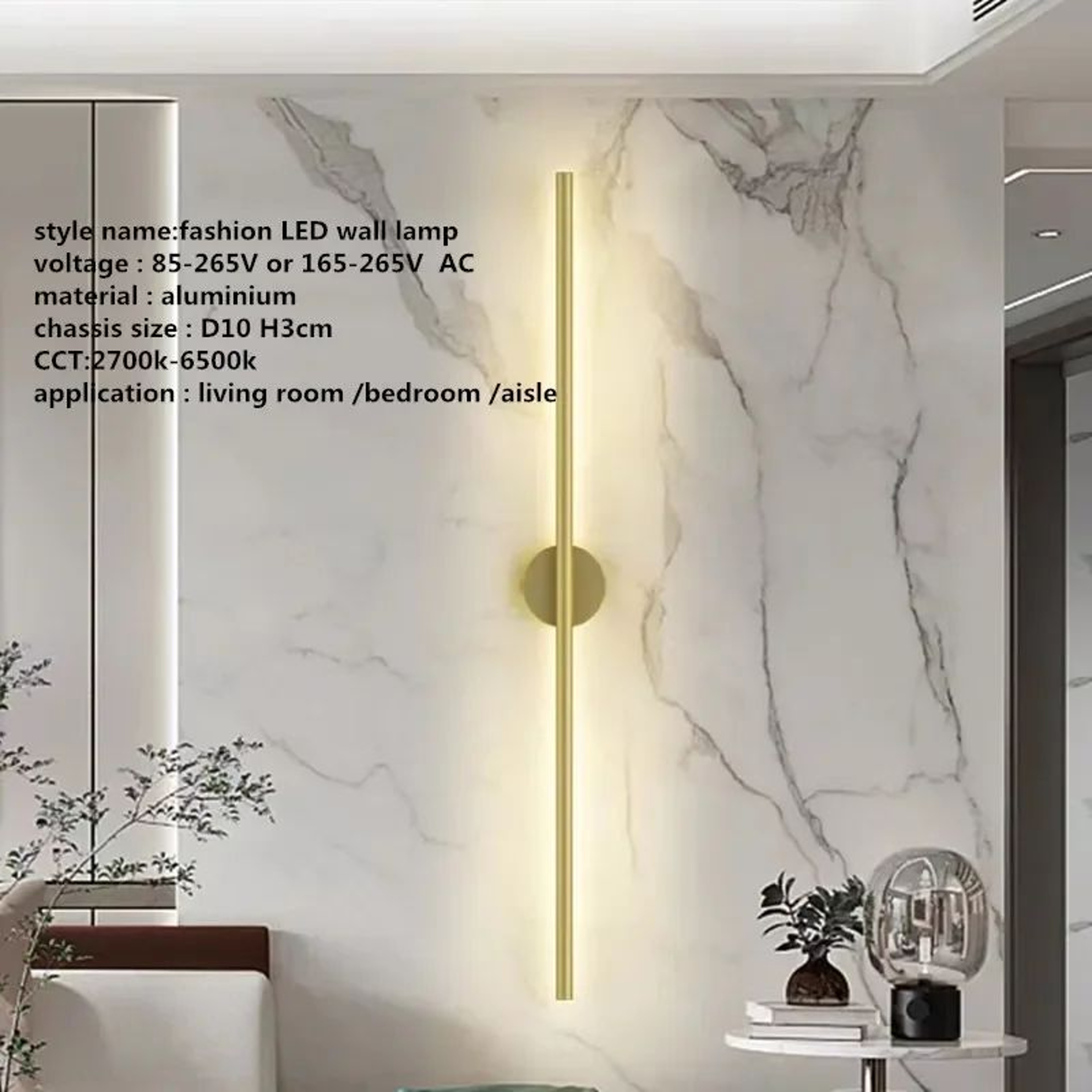 Modern Linear Tube LED Wall Sconce 7