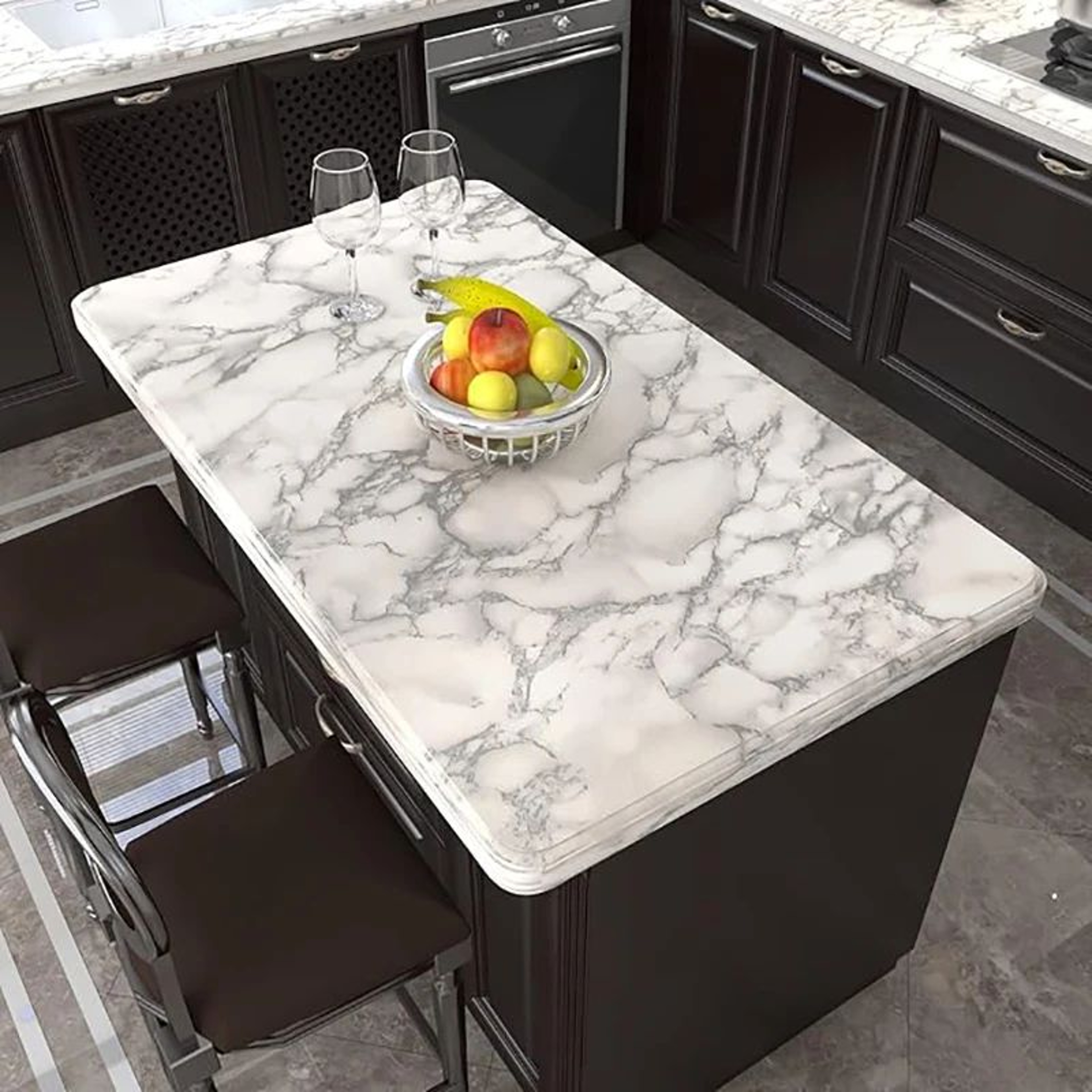 Marvelle Marble Self Adhesive Kitchen Wallpaper 3