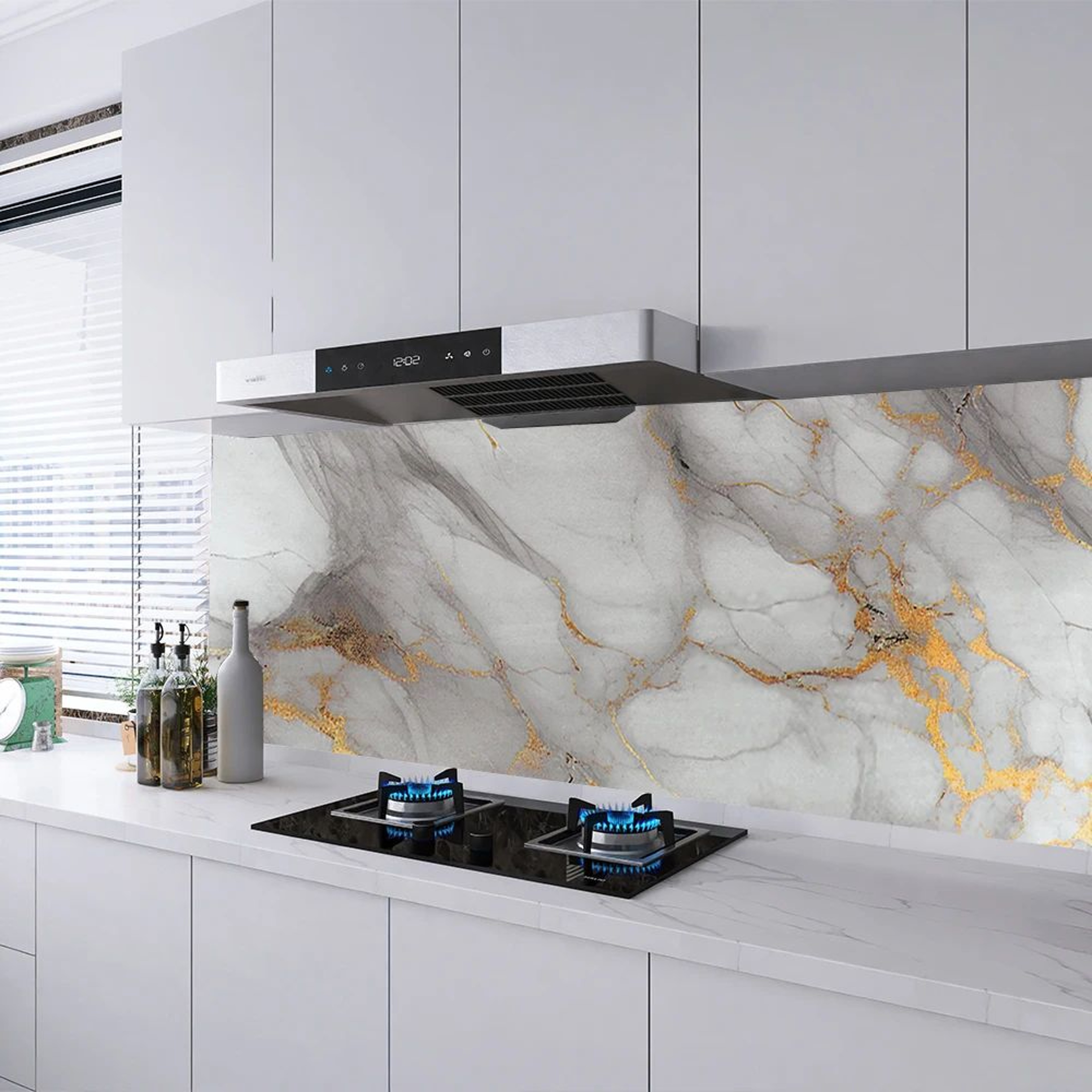 Marvelle Marble Self Adhesive Kitchen Wallpaper 12