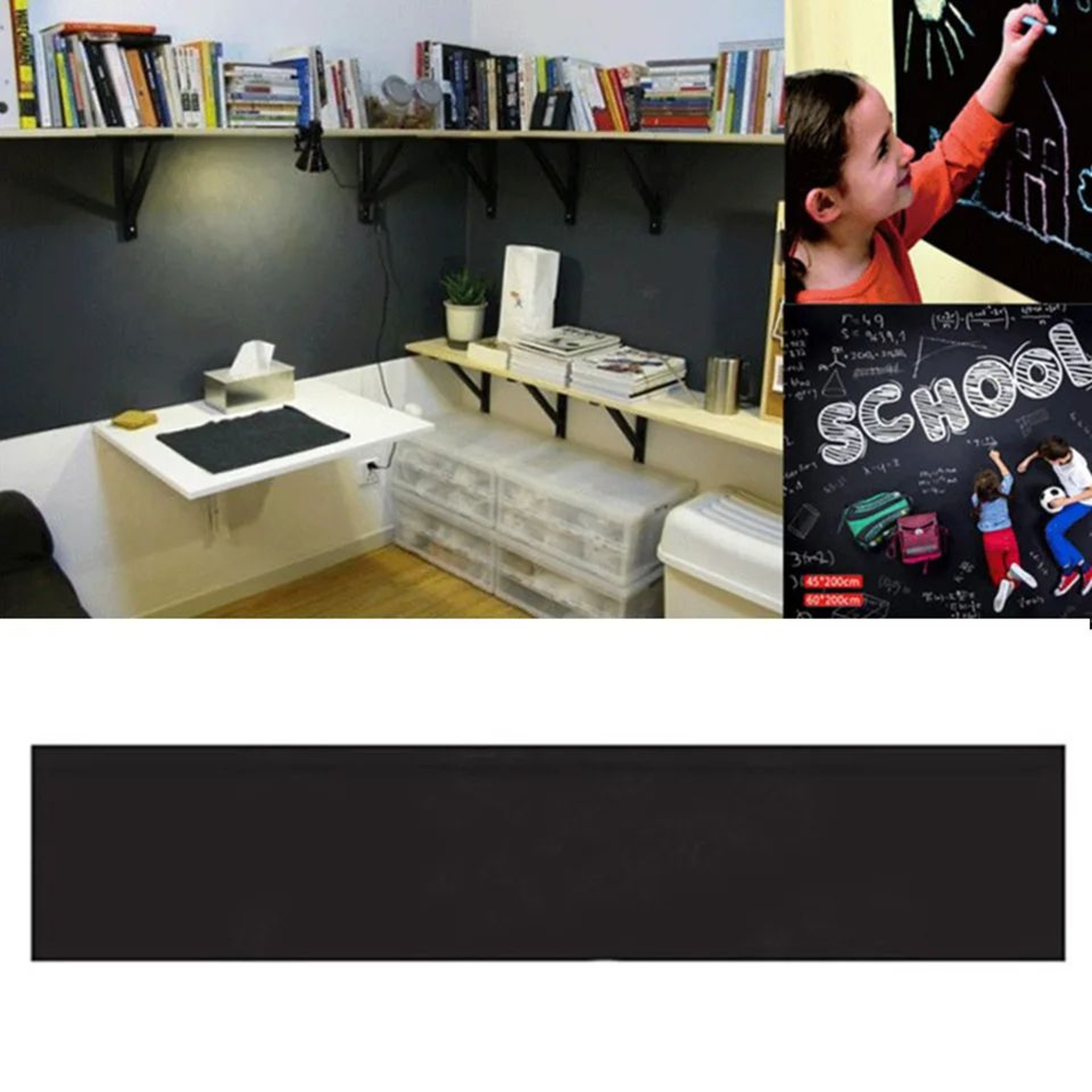 Chalkora Self Adhesive Chalkboard Wall Sticker 3