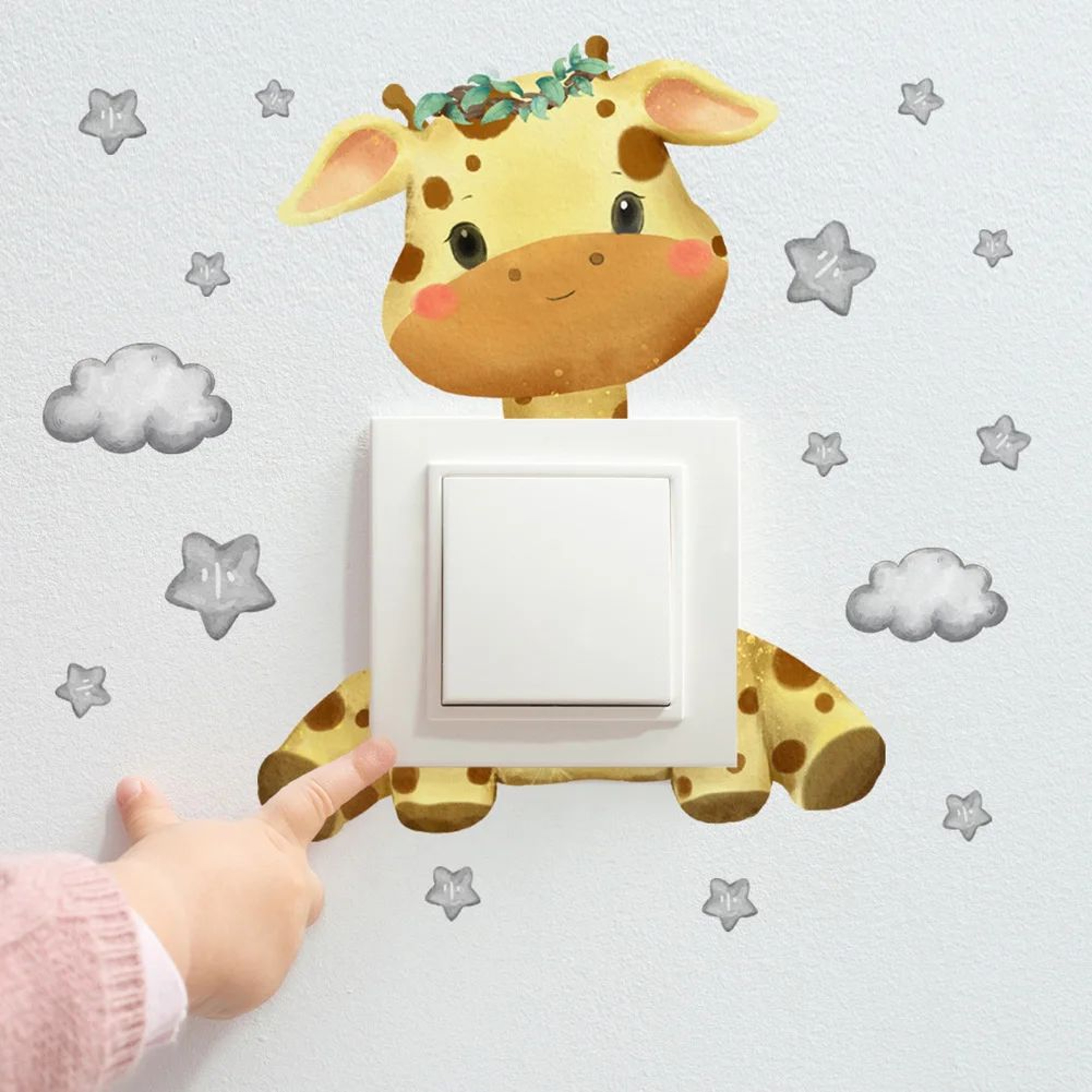 Little Safari Animal Switch Wall Stickers 3