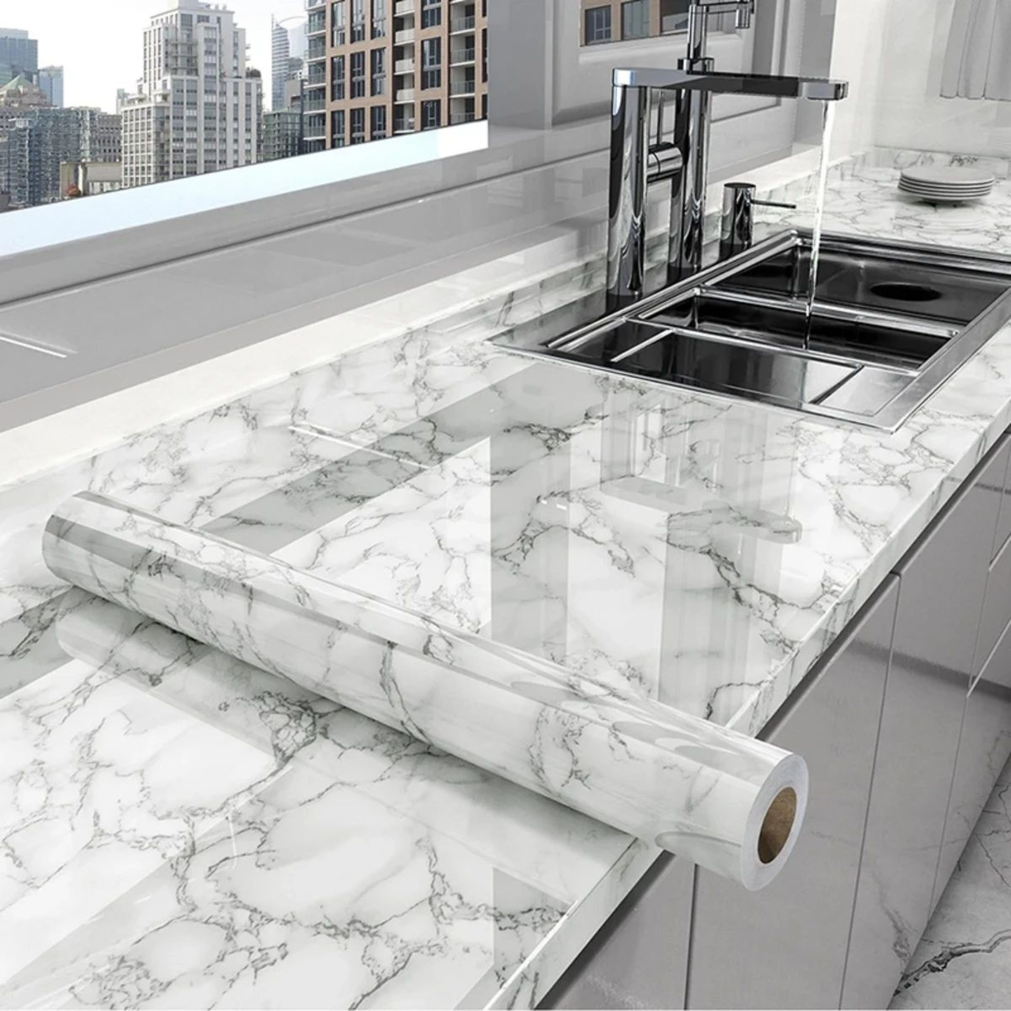 Pearluxe High Gloss Self Adhesive Wallpaper 6