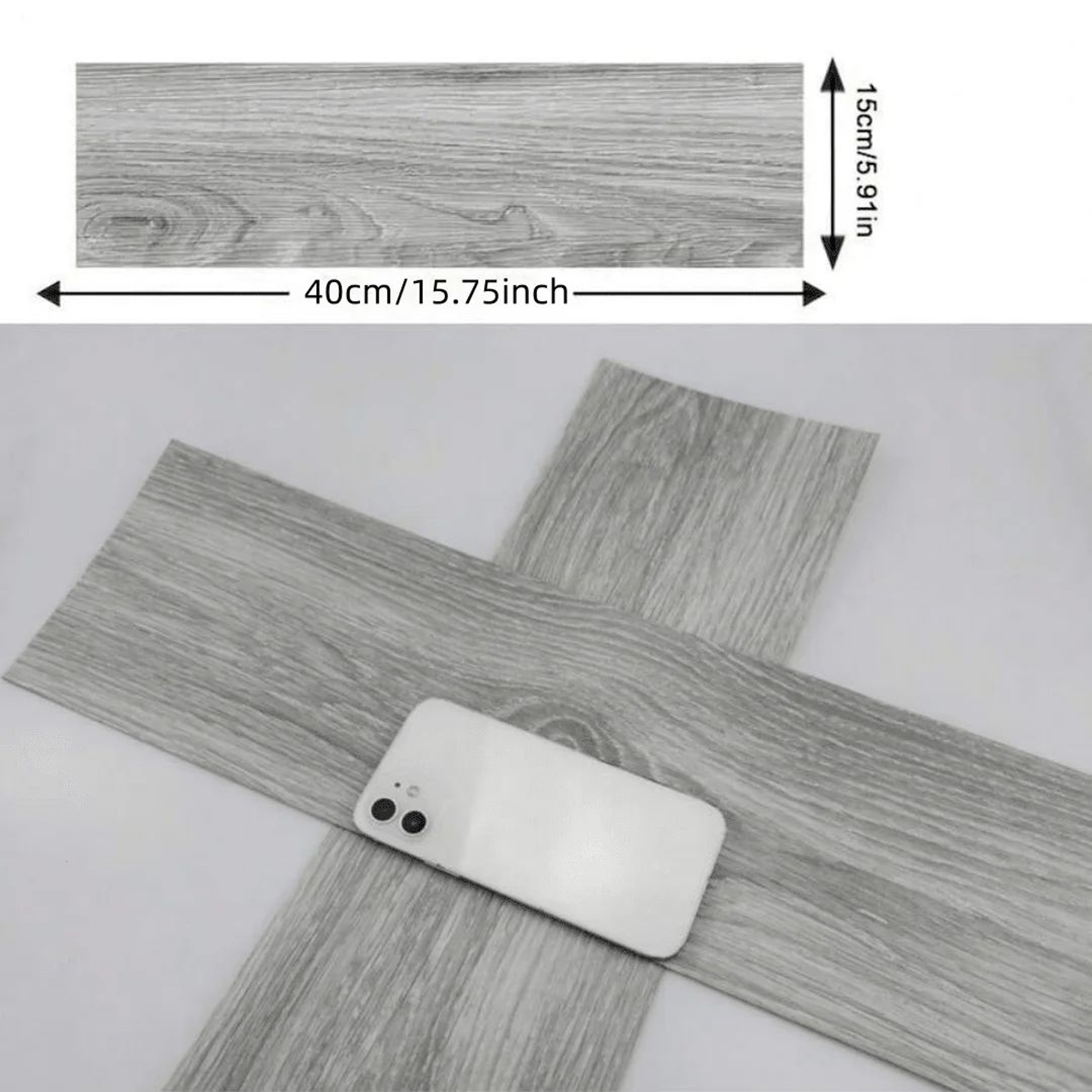 TimberStep Wood Grain Peel And Stick Floor Tiles 1