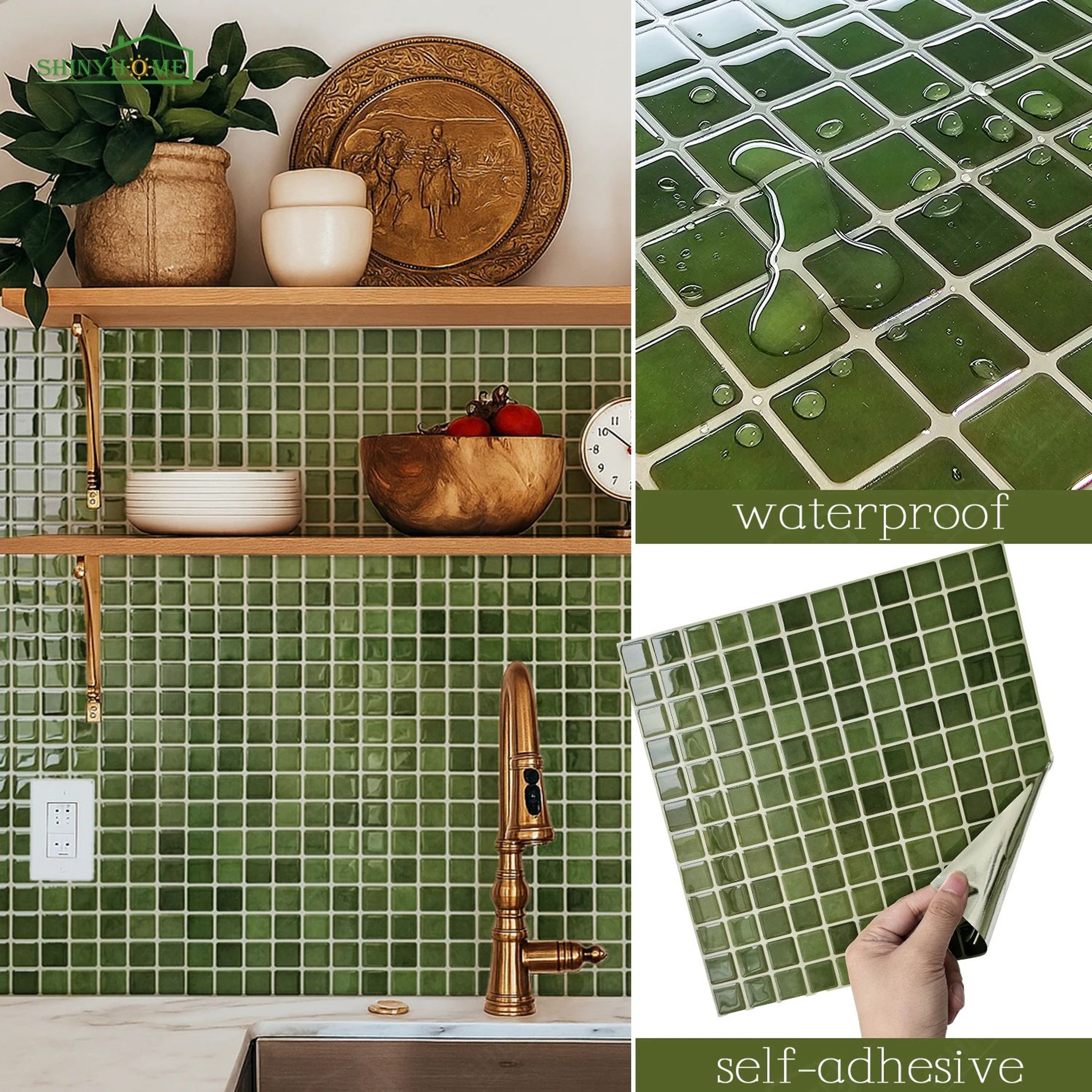 Mosaelle 3D Peel And Stick Backsplash Tiles 4