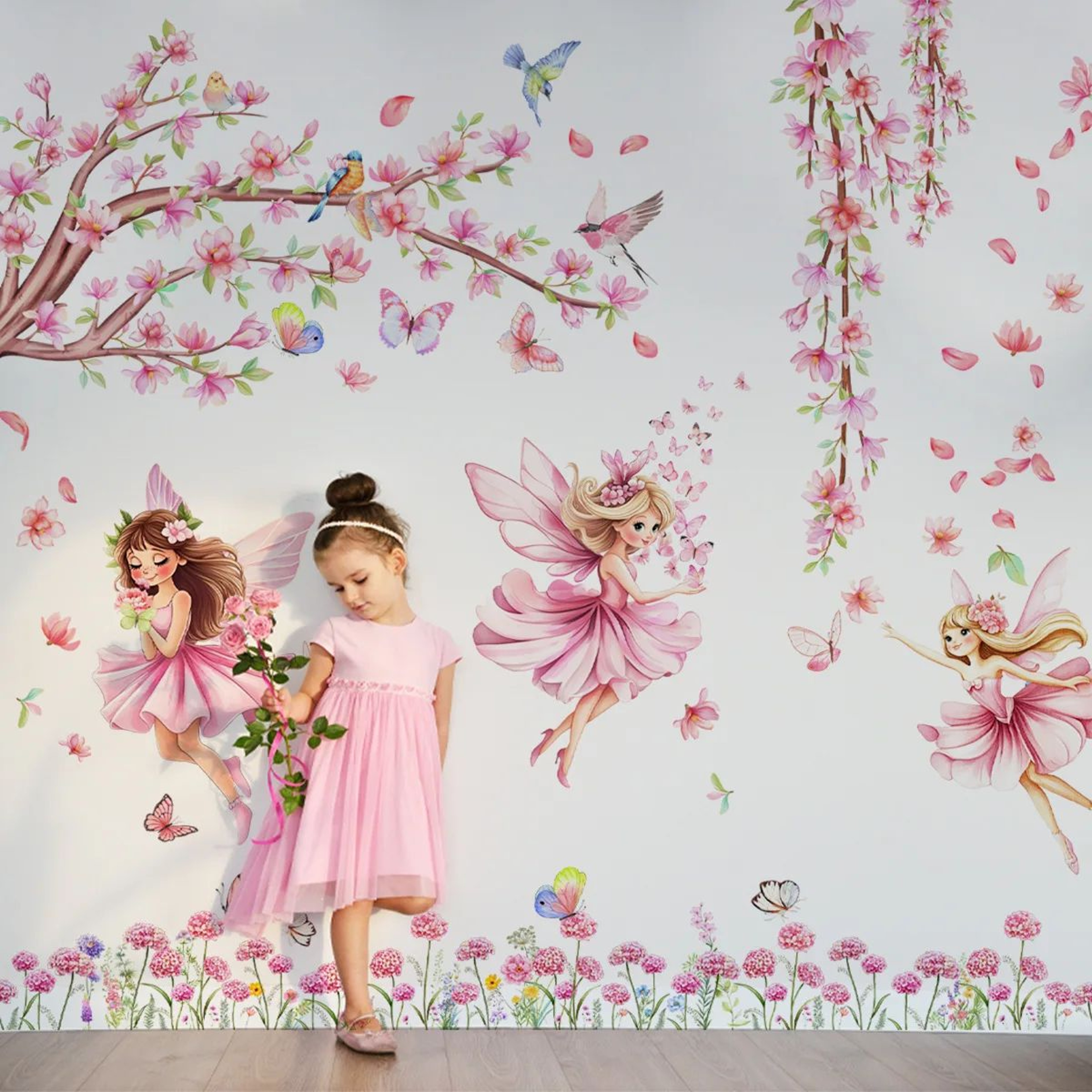 FairyBloom Pink Tree Wall Decals 2