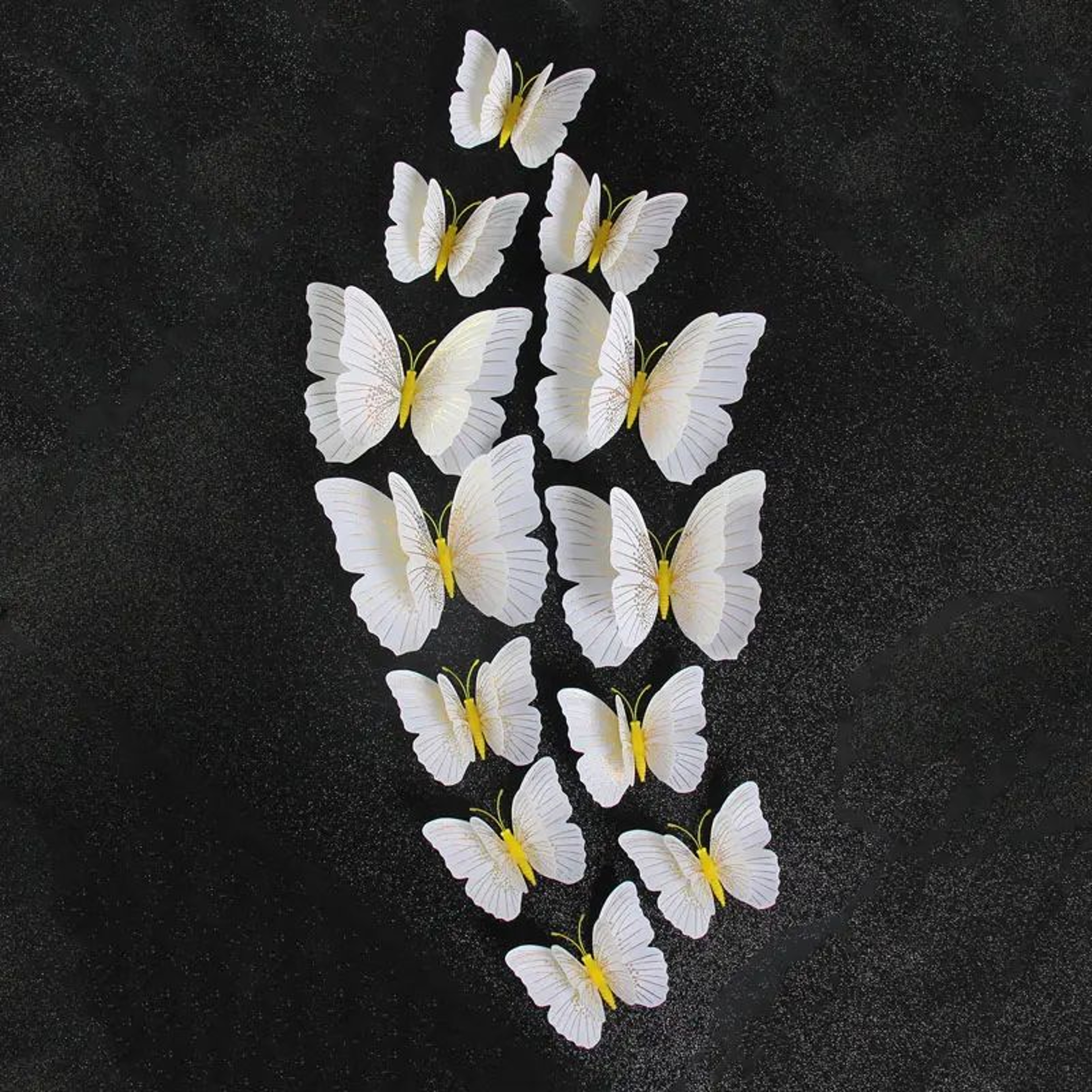 Luminelle Double Layer 3D Butterfly Wall Decor 12