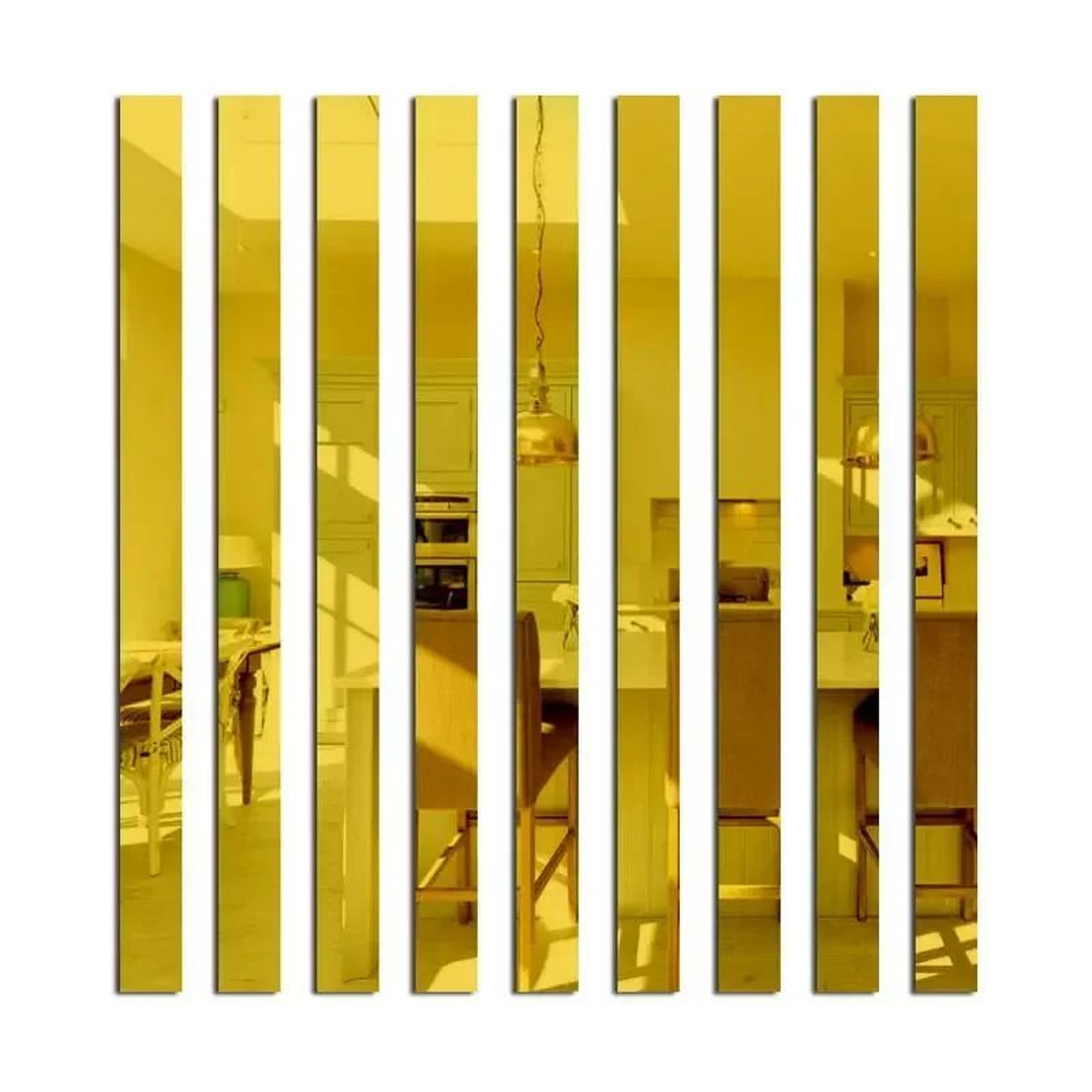 Reflectra 3D Acrylic Mirror Wall Trim 9