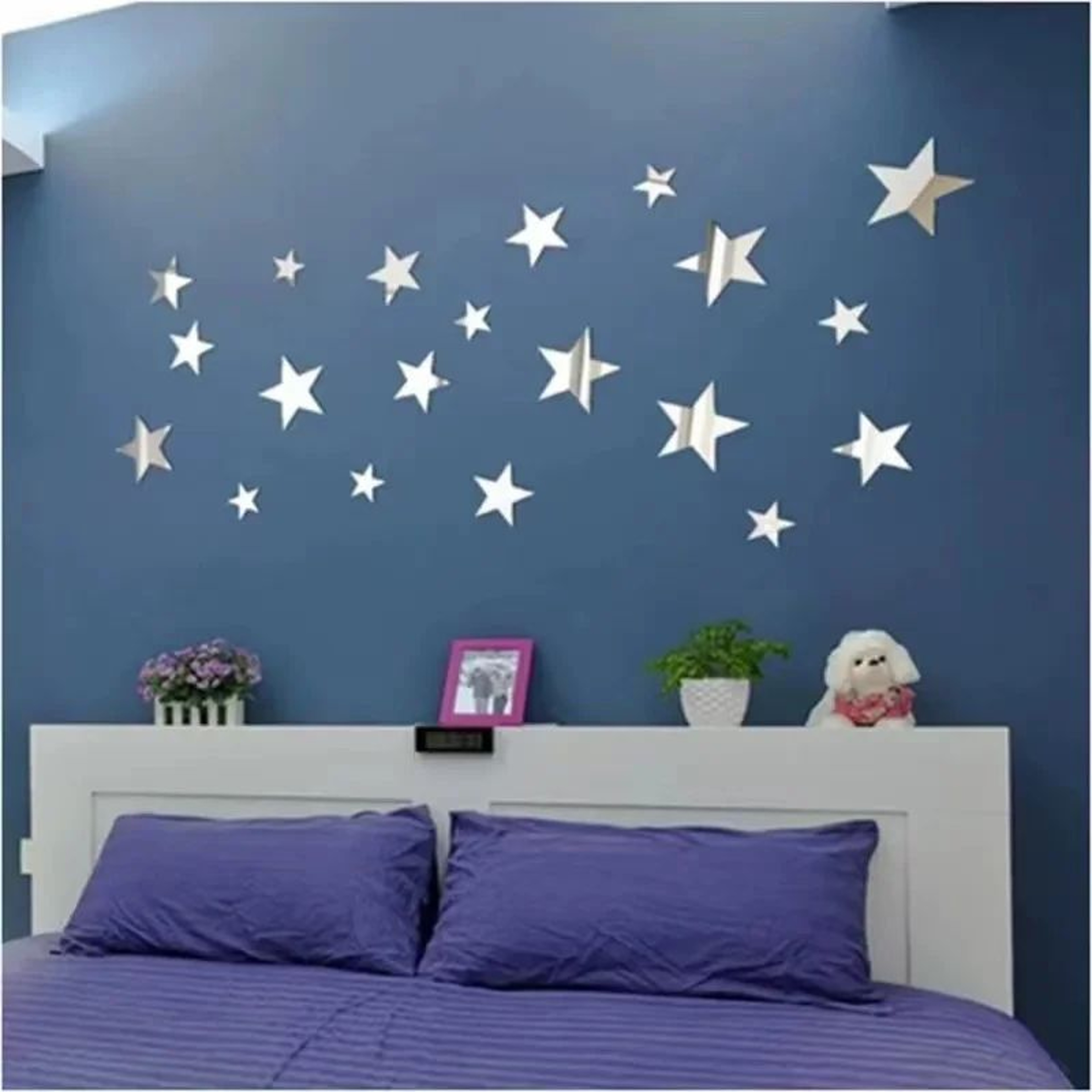 Stellara Acrylic Star Mirror Wall Stickers 1