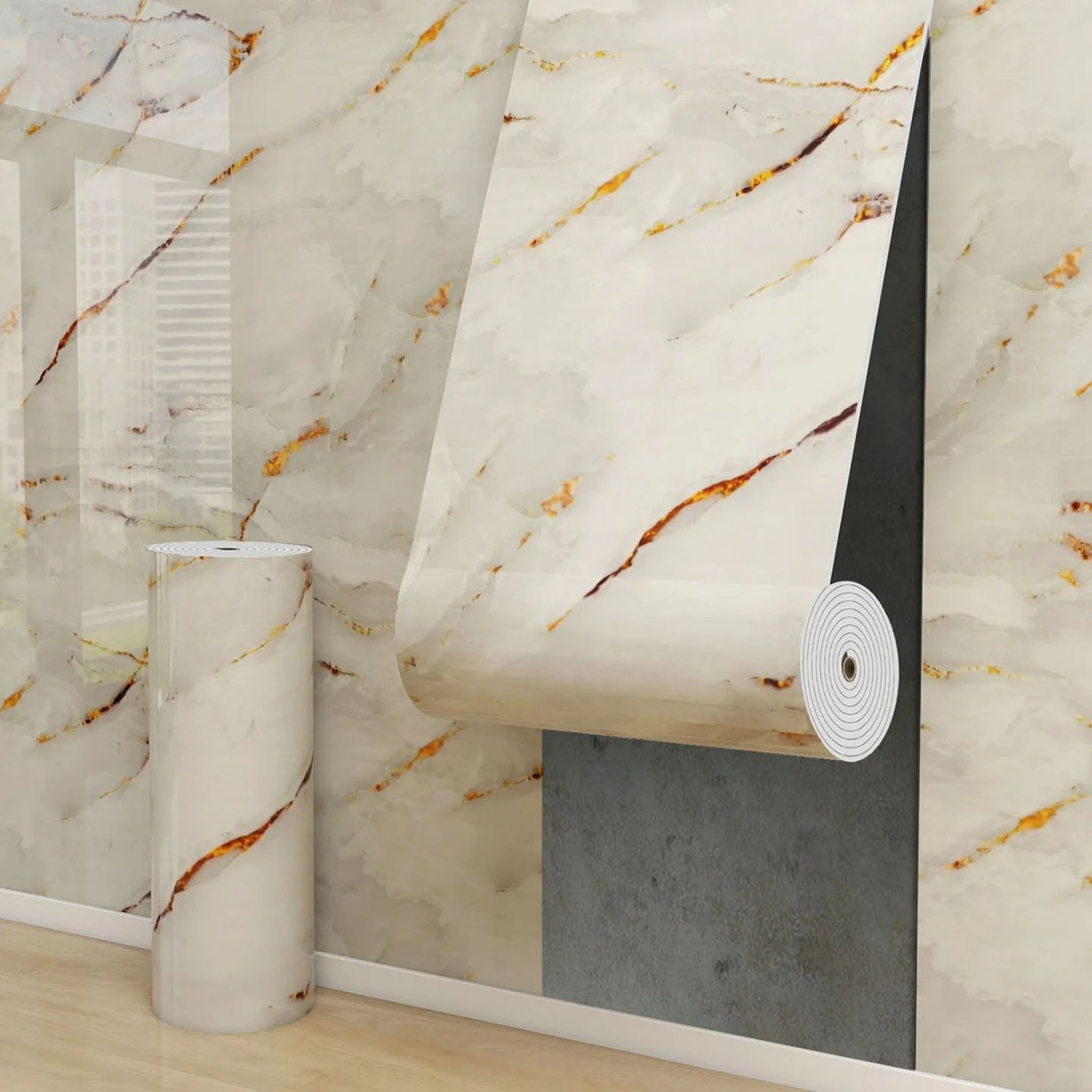Marblisse Faux Marble Peel And Stick Wall Panels 9