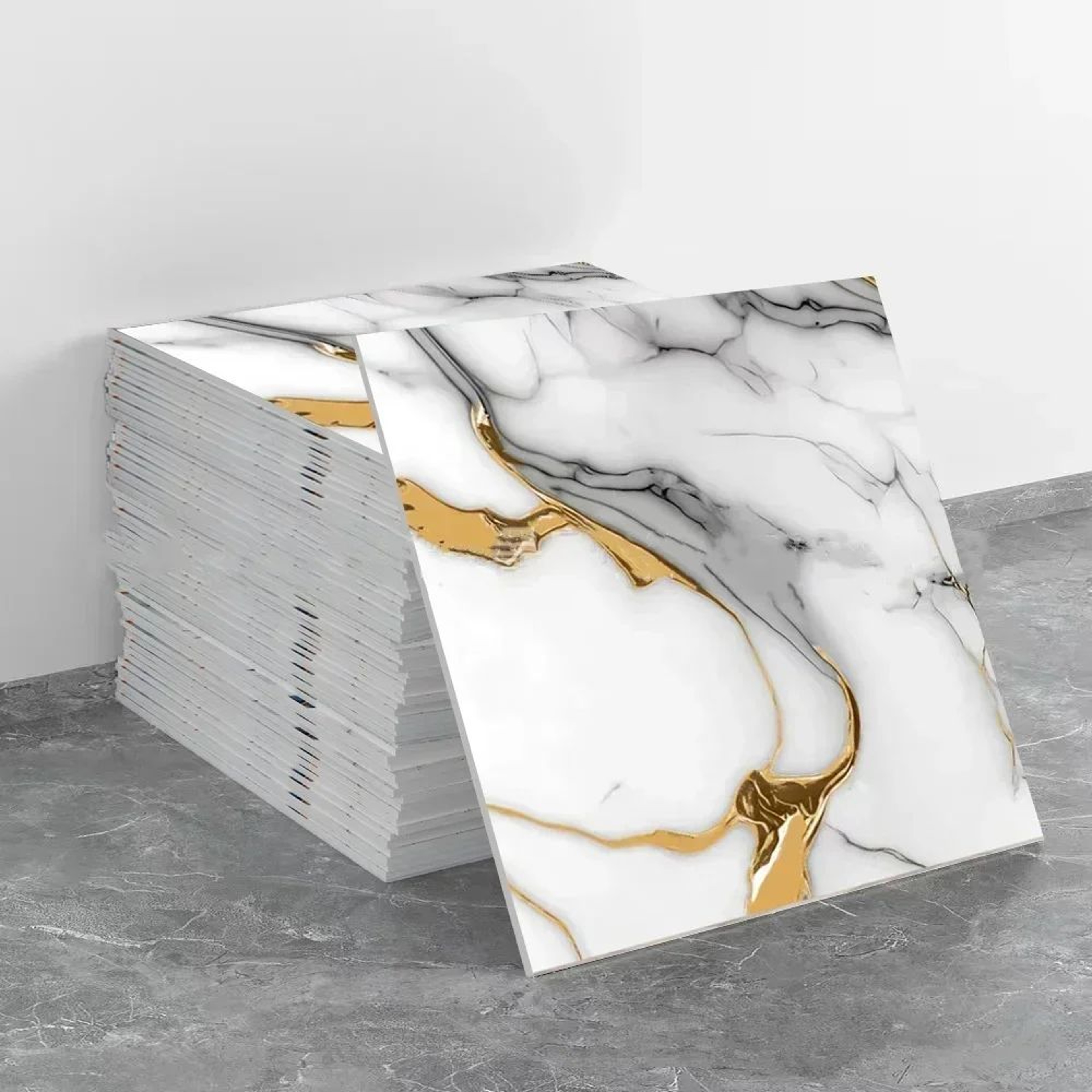 Marblevia 3D Peel And Stick Marble Wall Tiles 9