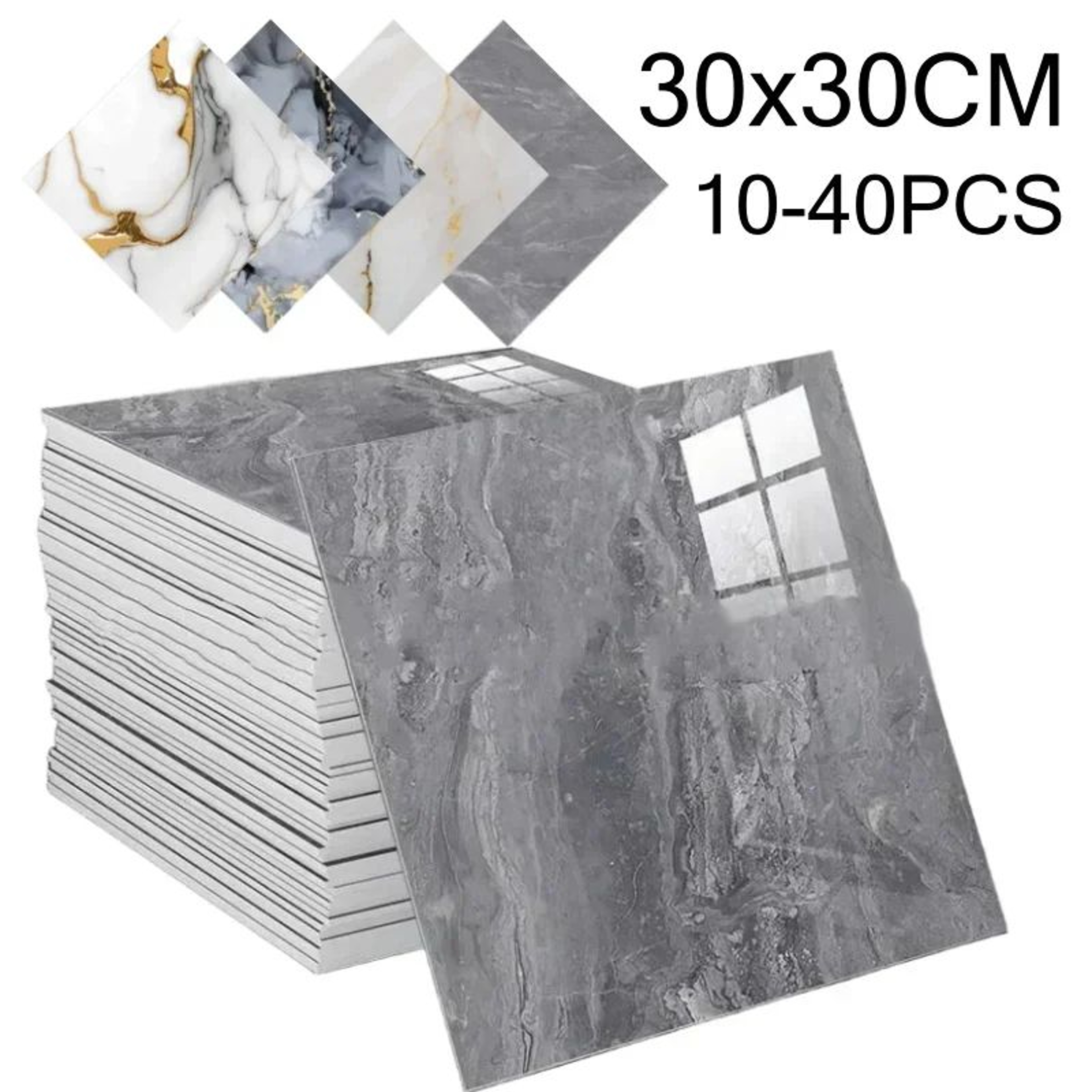 Marblevia 3D Peel And Stick Marble Wall Tiles 0