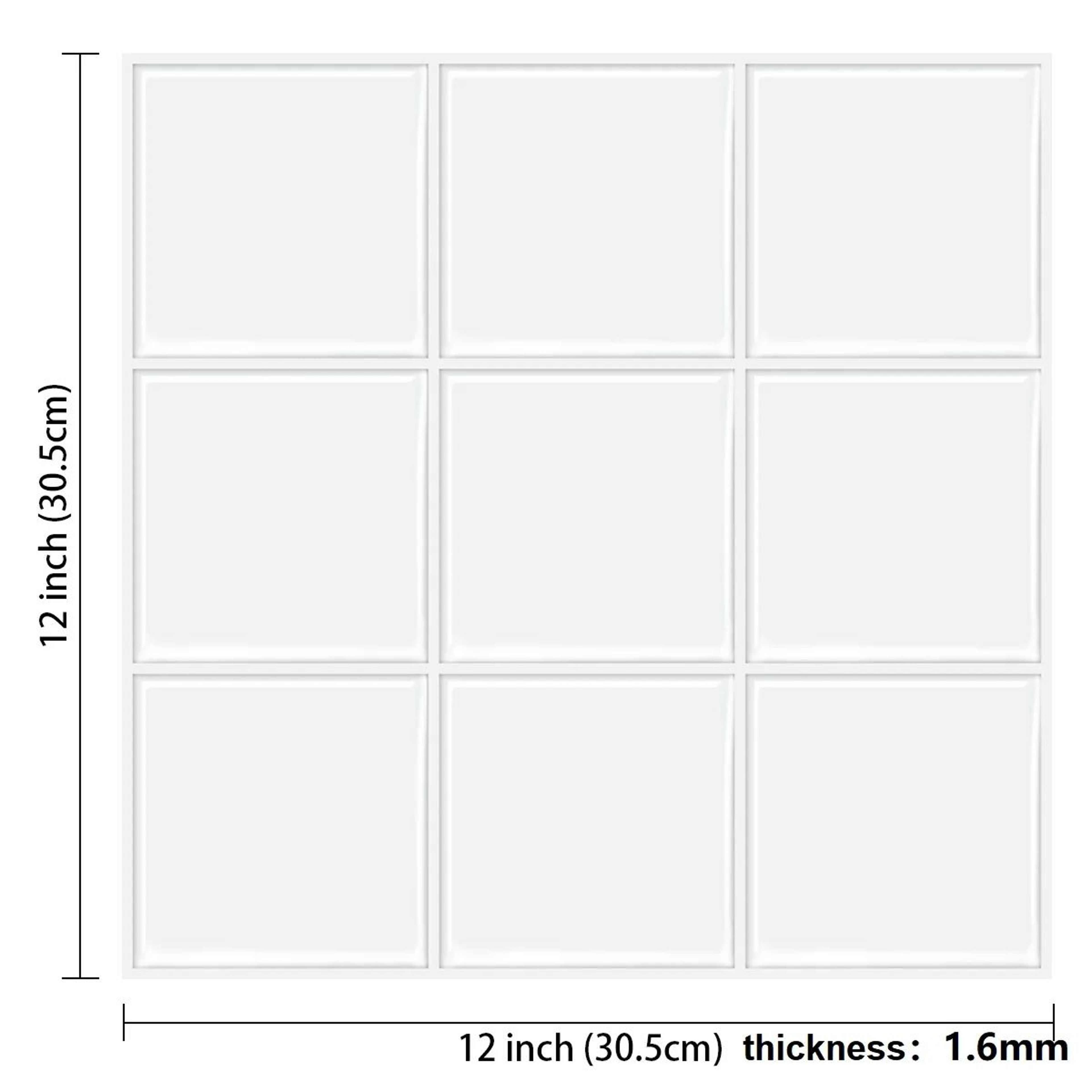 Tileluxe 3D Peel And Stick Wall Tiles 10