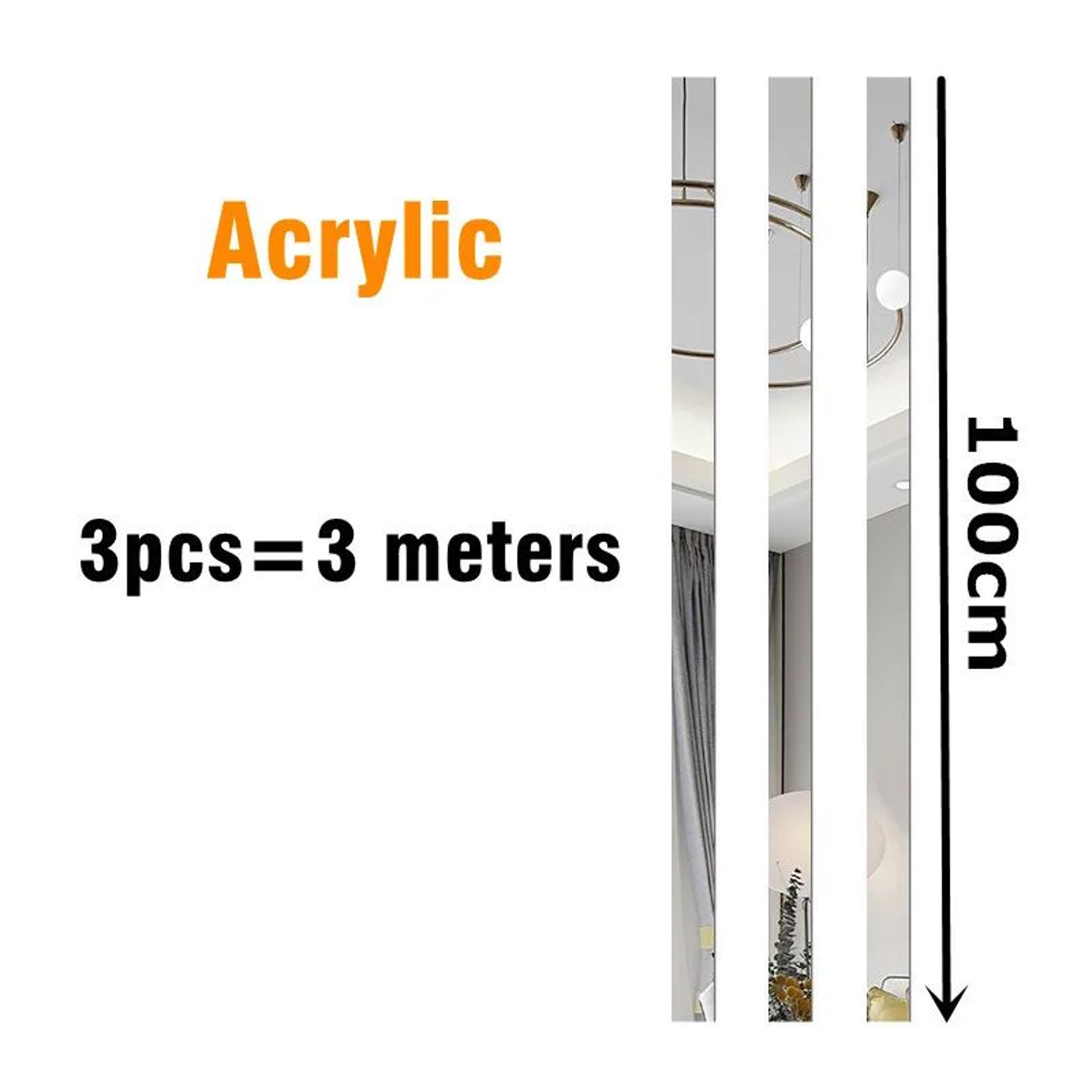 Steeluxe Stainless Steel Peel And Stick Decorative Trim 9