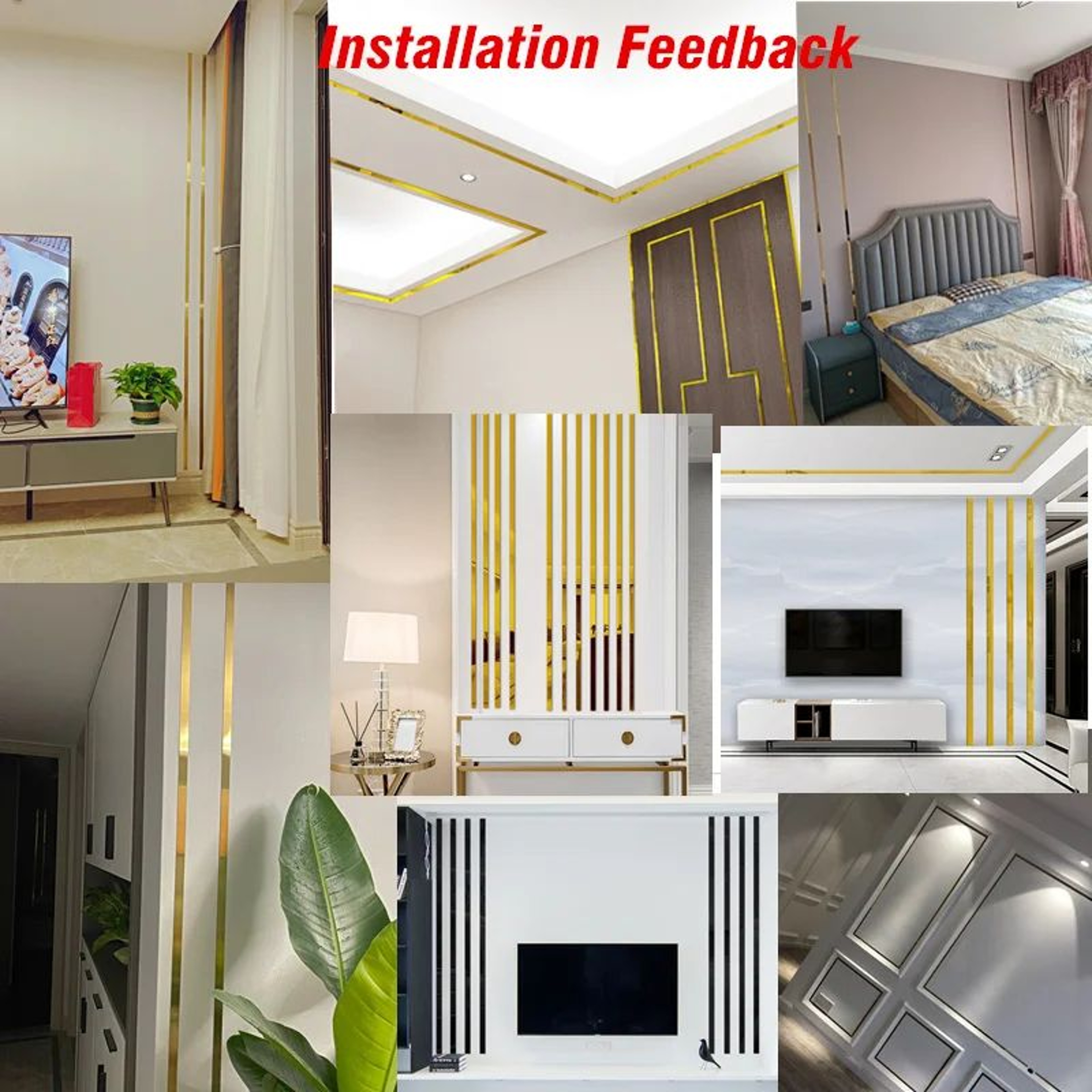 Steeluxe Stainless Steel Peel And Stick Decorative Trim 2