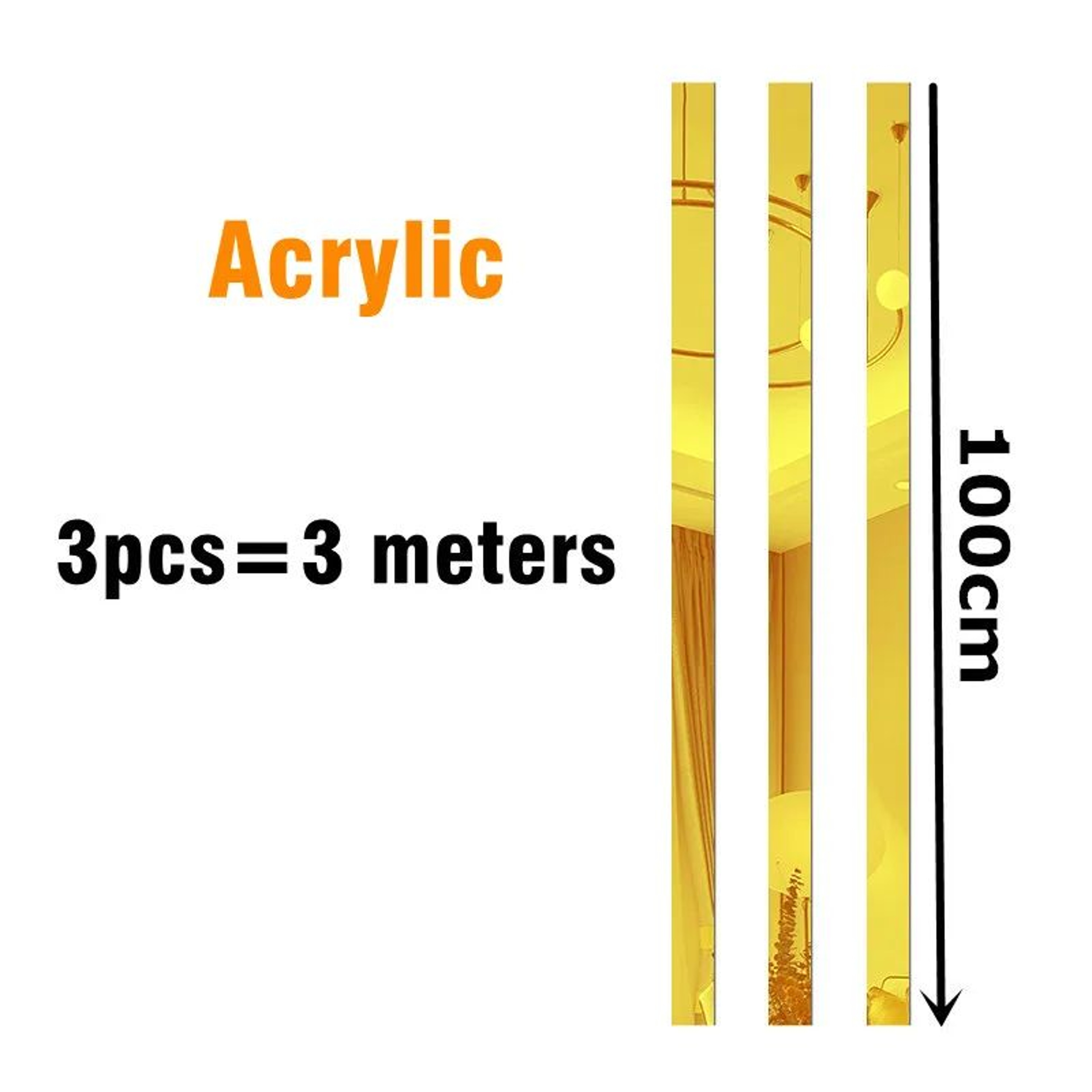 Steeluxe Stainless Steel Peel And Stick Decorative Trim 7