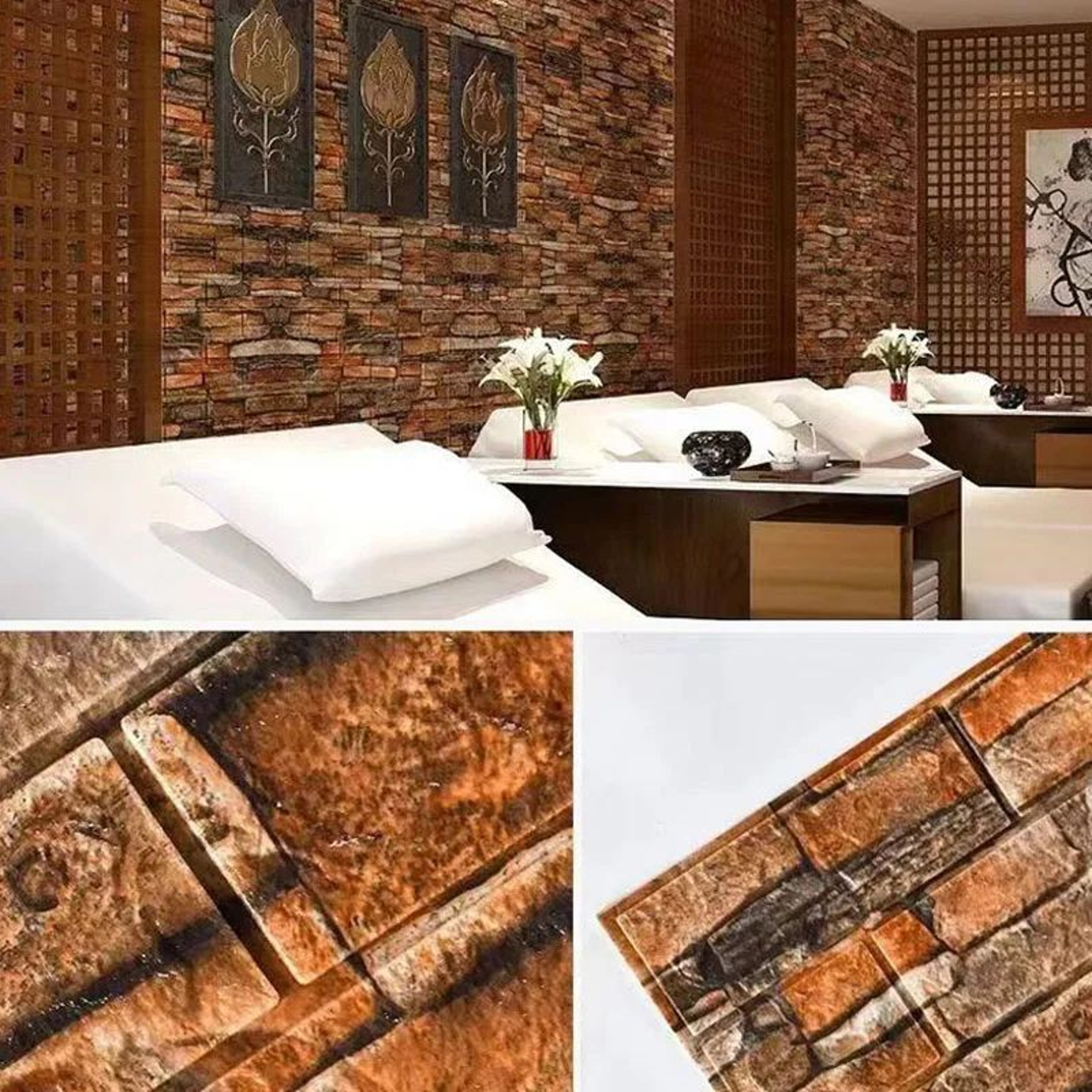 Foamora 3D Waterproof Peel And Stick Wall Panels 5
