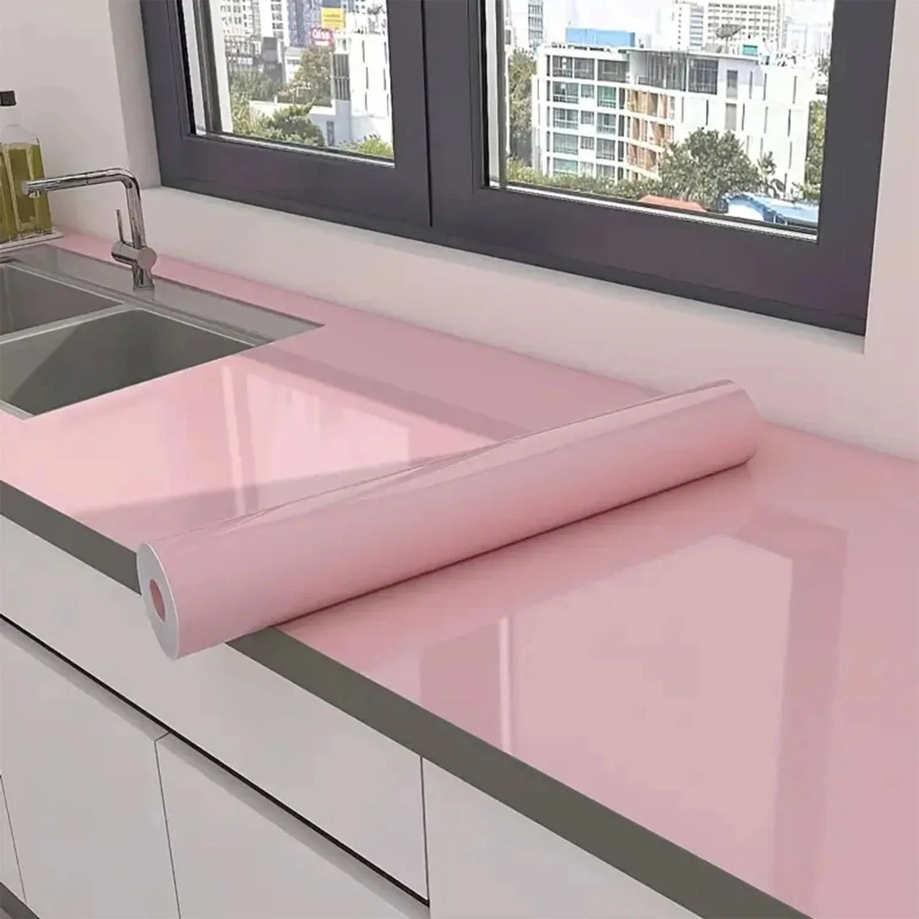 Pearlisse Pink Marble Peel And Stick Wallpaper 12