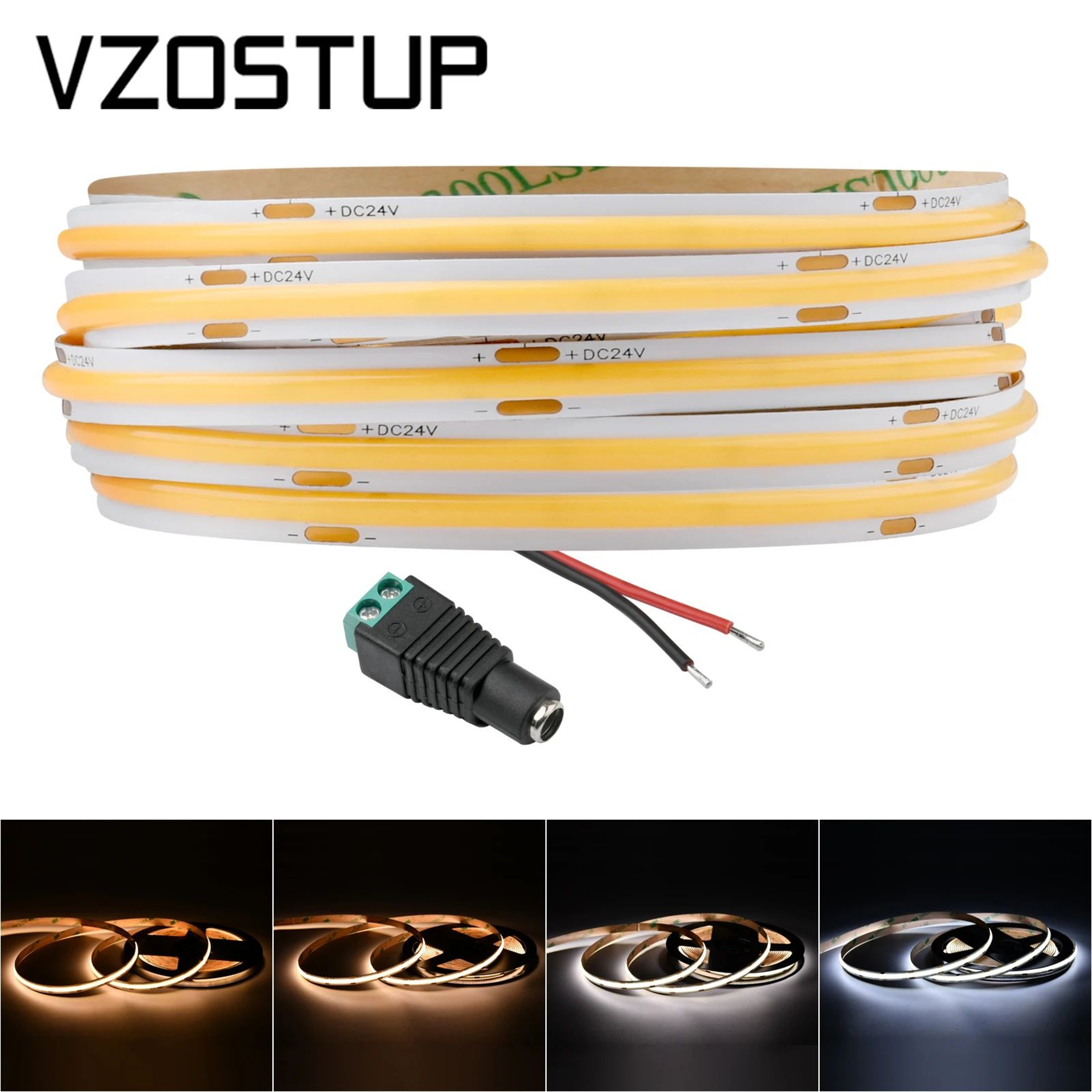 LumiRibbon High Density Dimmable COB LED Strip Light 0