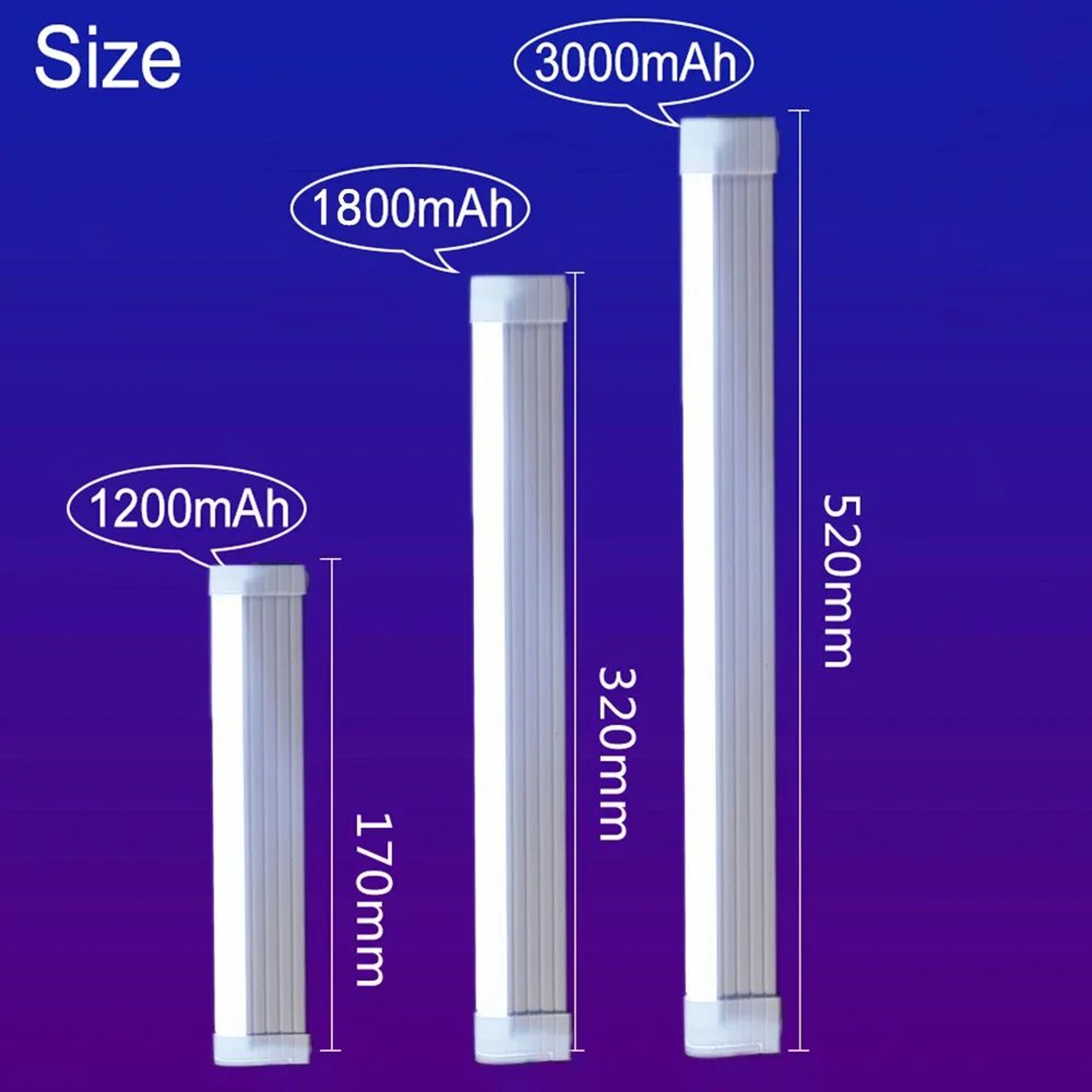 Rechargeable LED Video Light Wand Photography Fill Light 5
