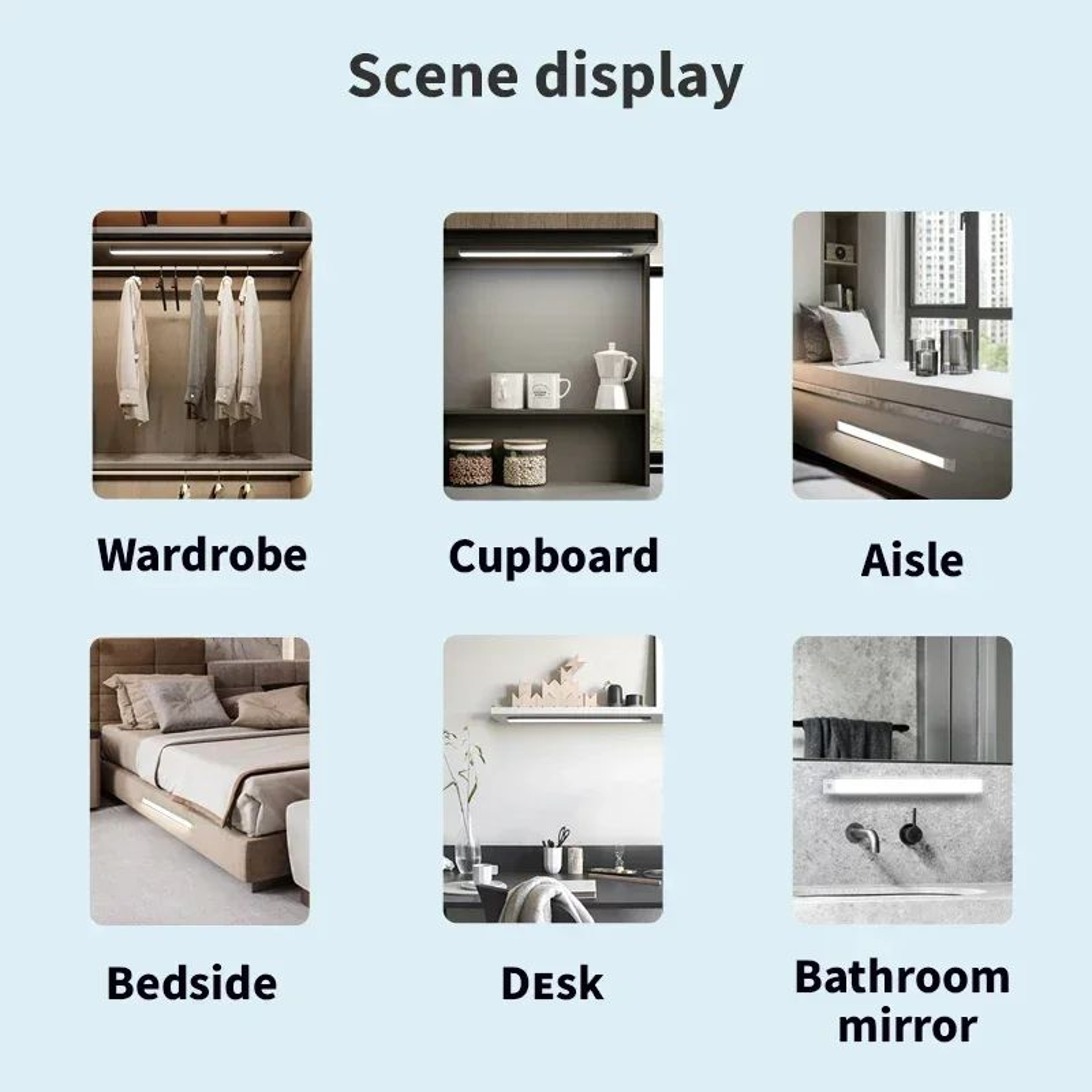 Rechargeable Motion Sensor Under Cabinet Light 4