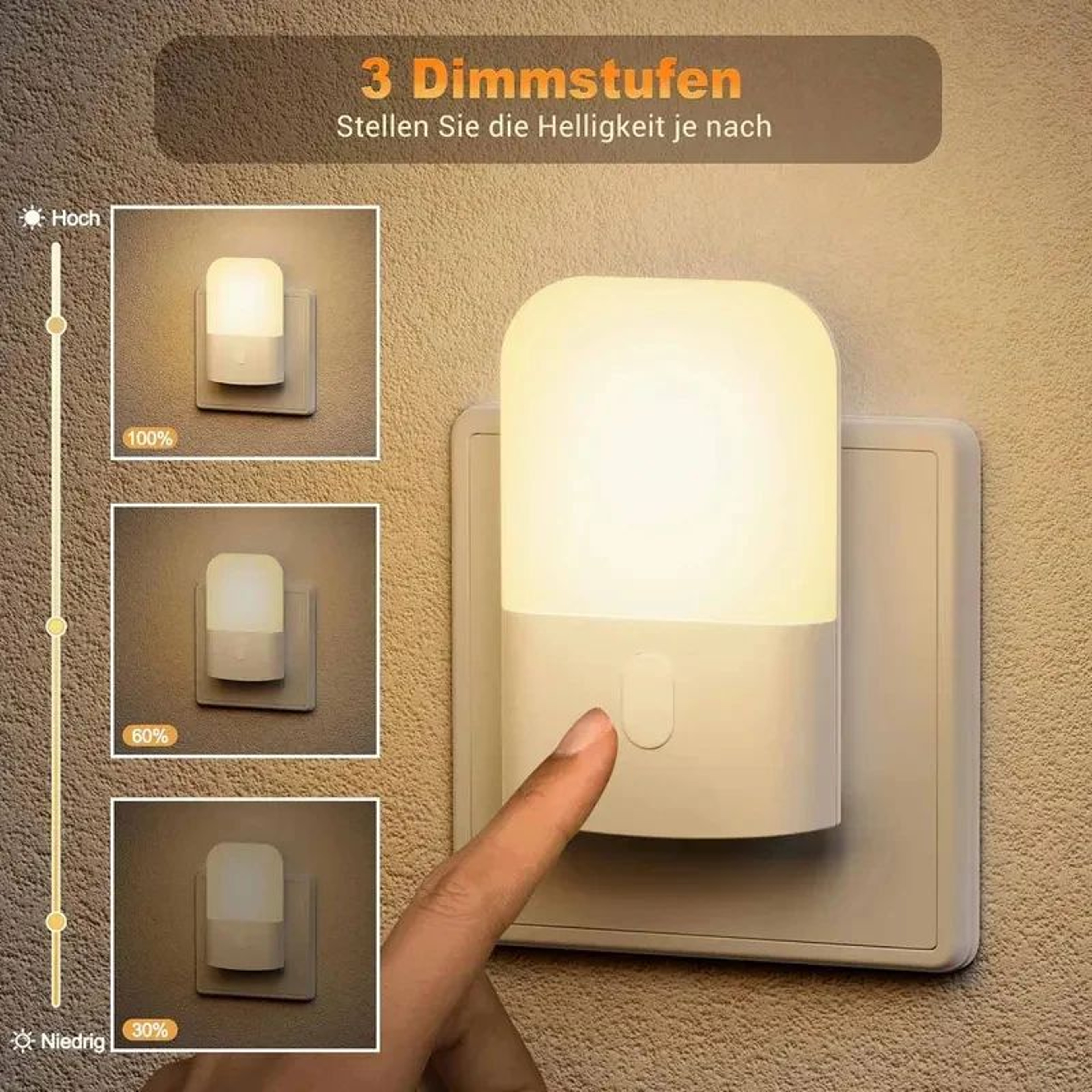 Dimmable Dusk To Dawn LED Plug In Night Light 0