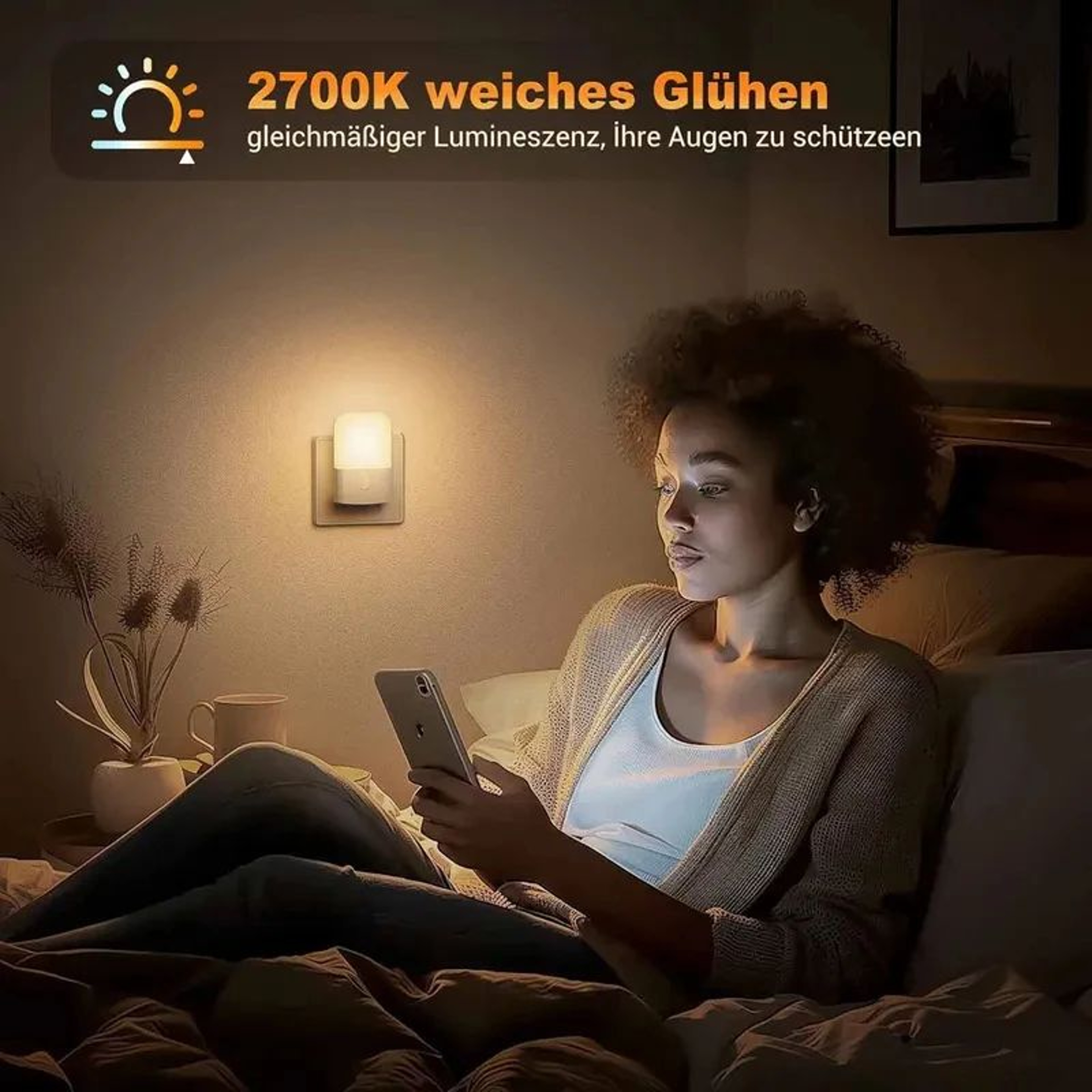 Dimmable Dusk To Dawn LED Plug In Night Light 4