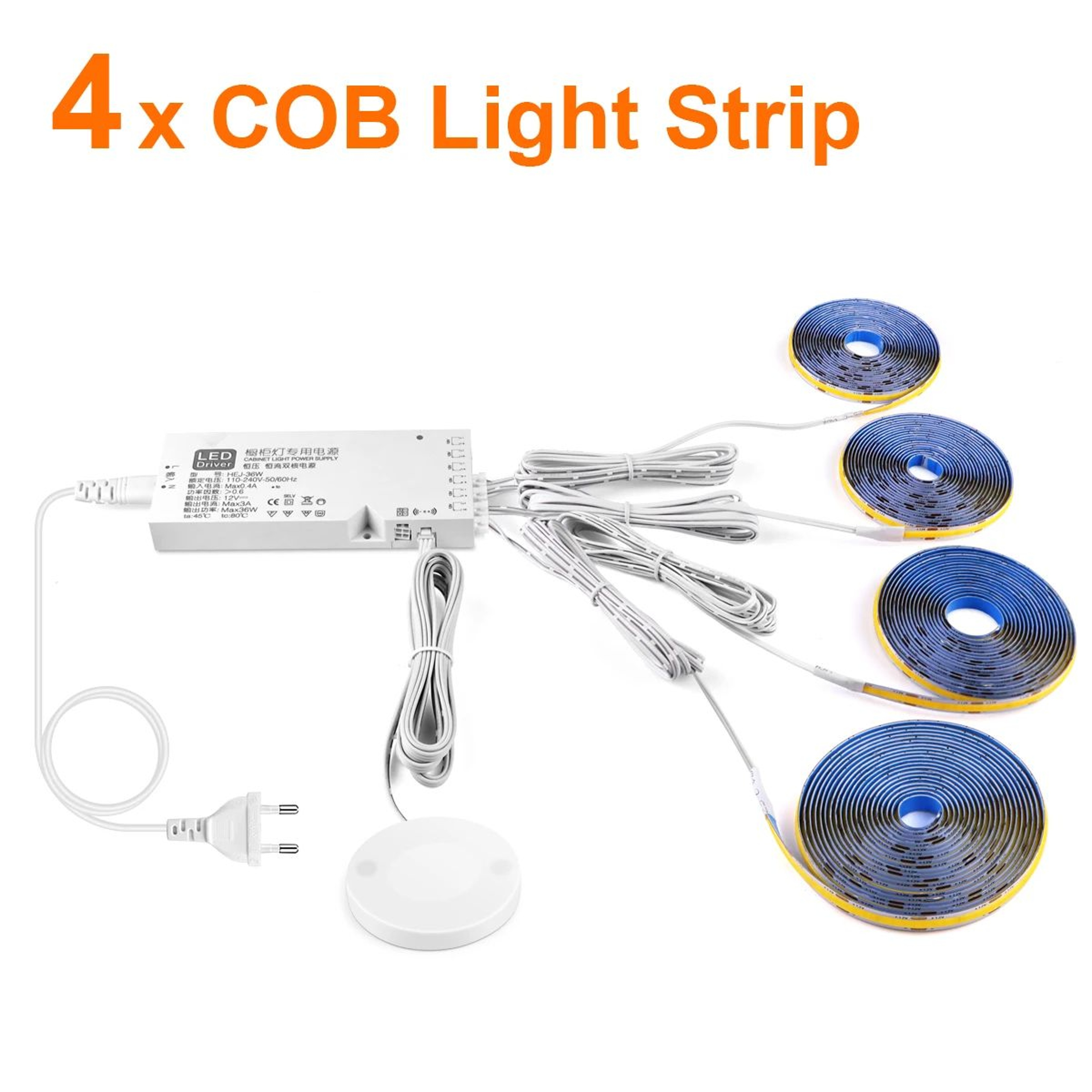 Dimmable Touch Sensor COB LED Under Cabinet Light 9