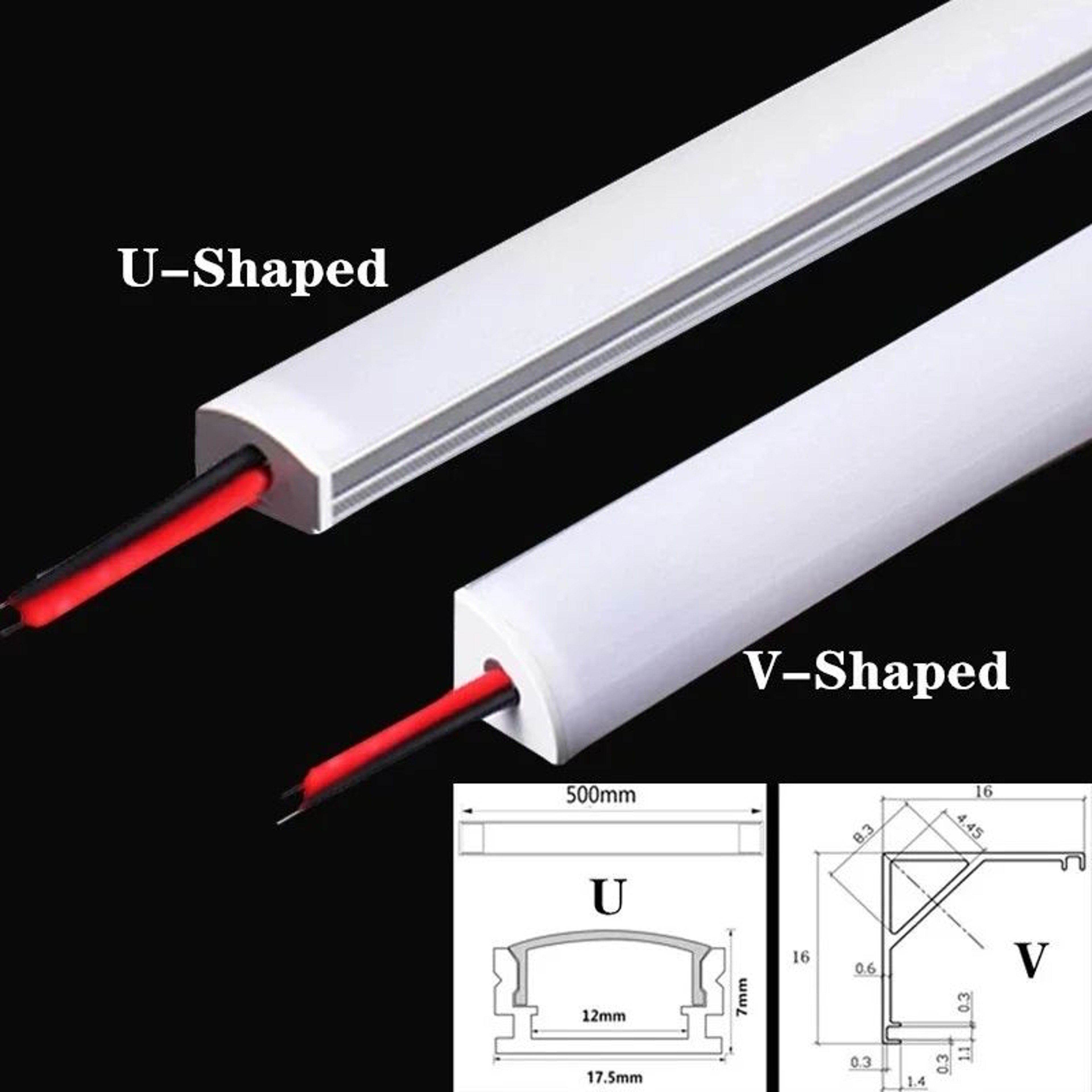 20 Inch 12V Rigid LED Aluminum Strip Light 0