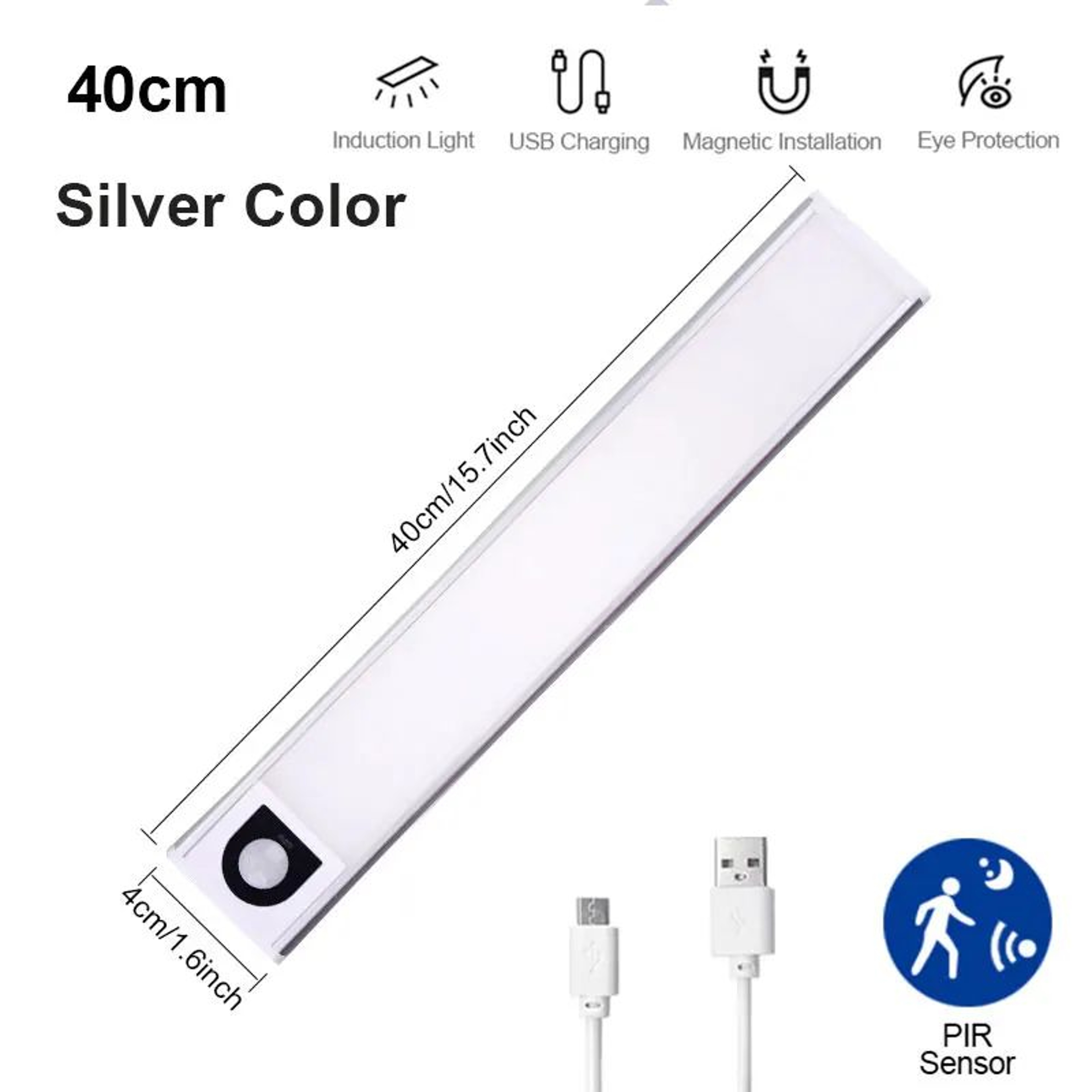 Rechargeable Motion Sensor LED Under Cabinet Light 11
