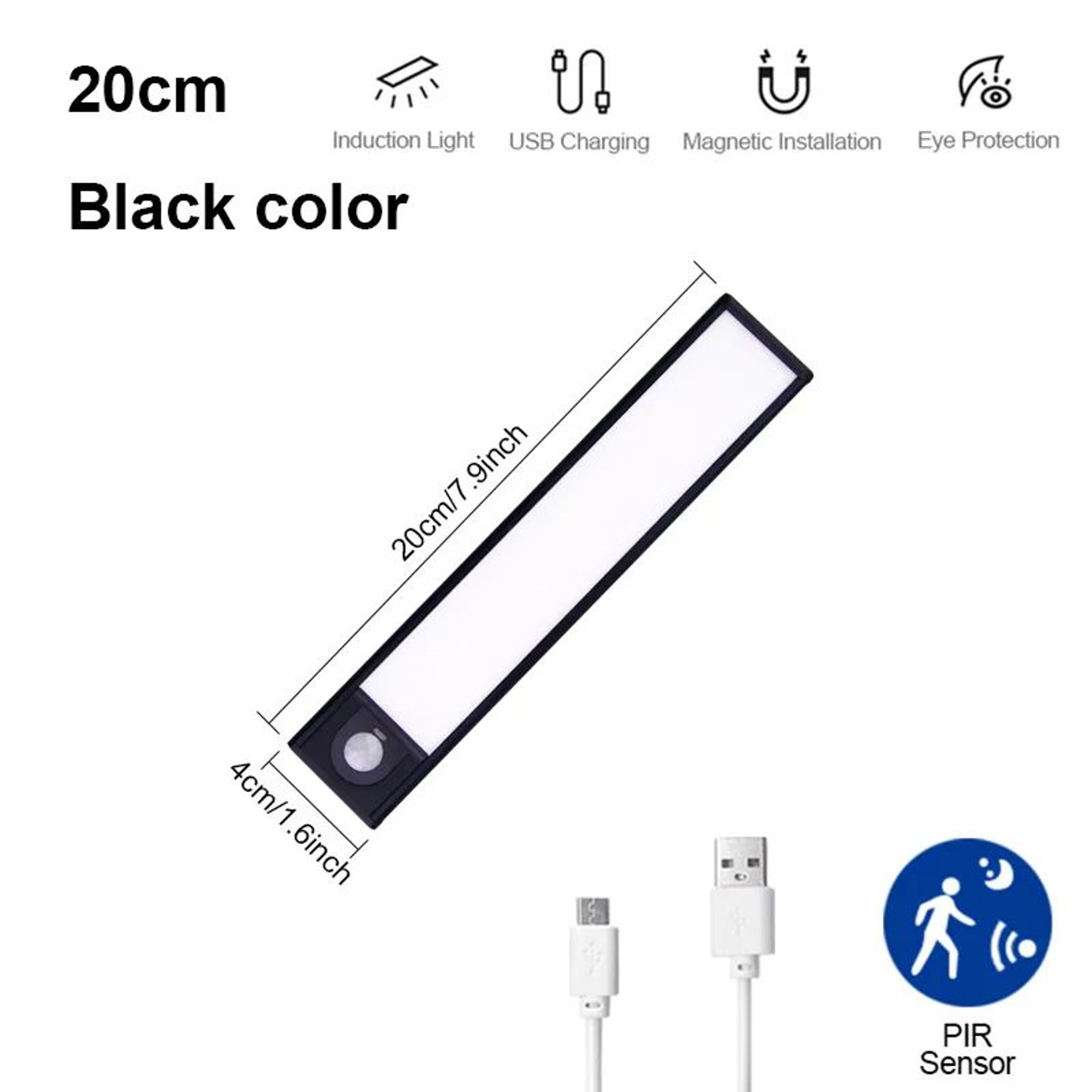 Rechargeable Motion Sensor LED Under Cabinet Light 6