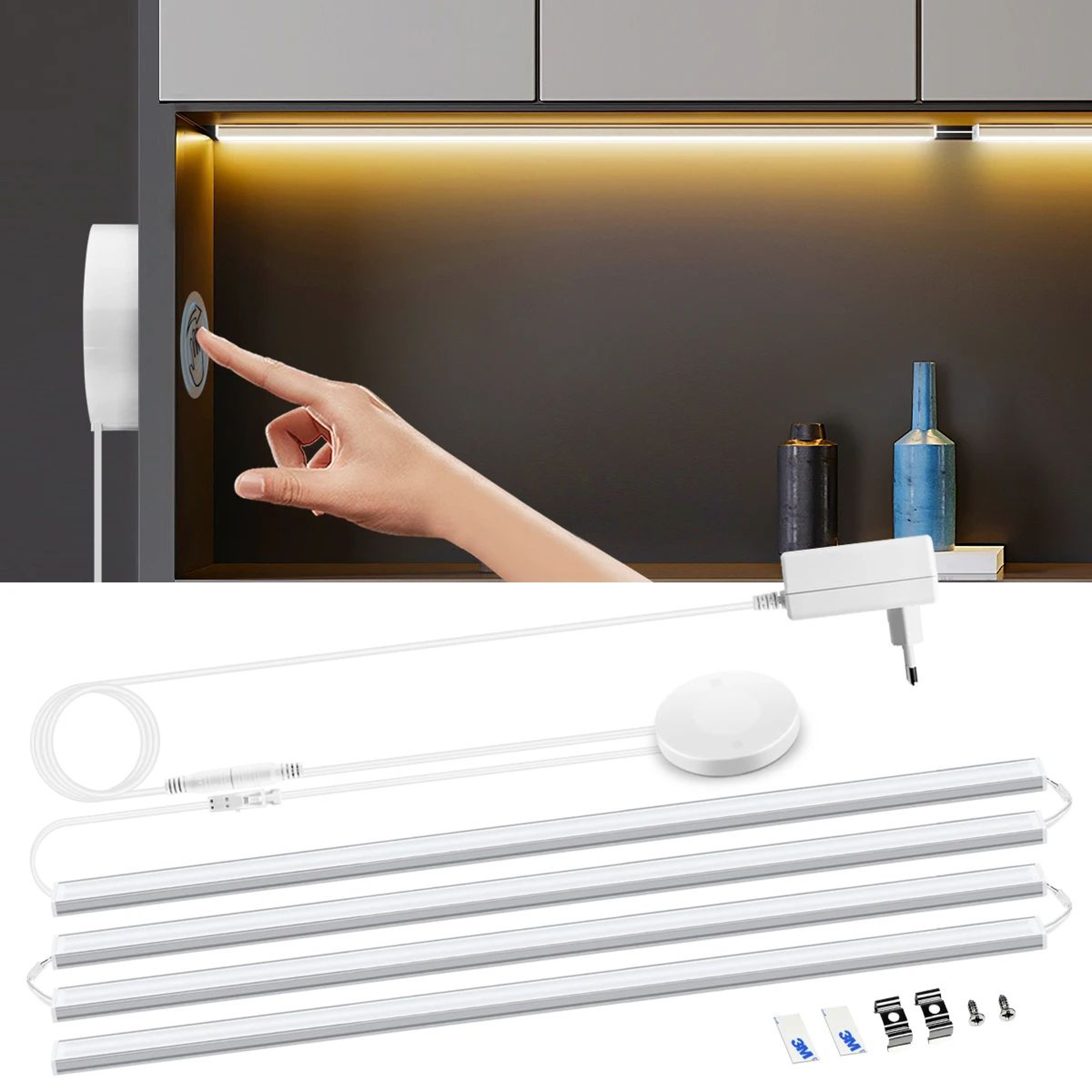 Dimmable Motion Sensor LED Under Cabinet Light Bar 0
