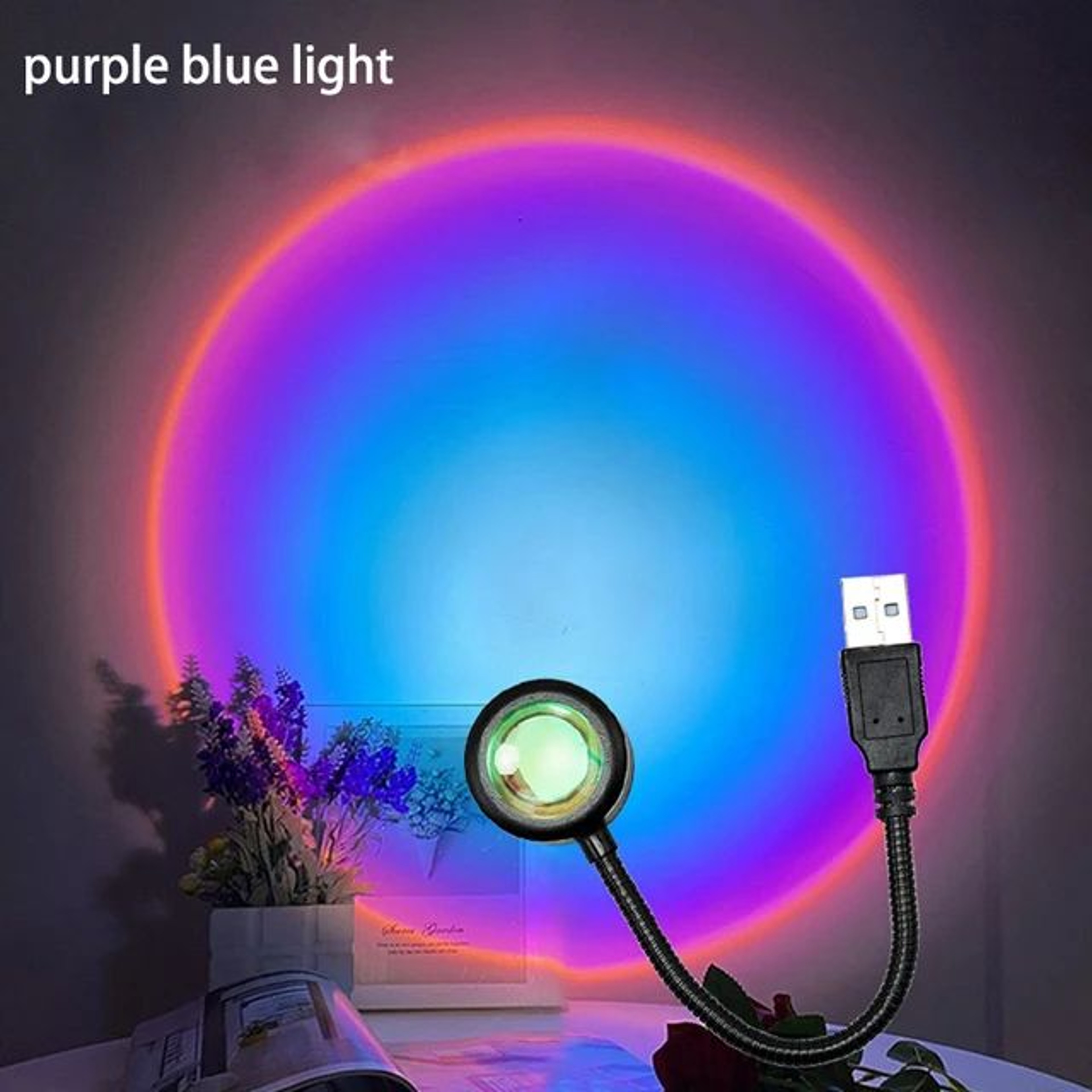 USB Sunset Projection Lamp Photography Atmosphere Light 7