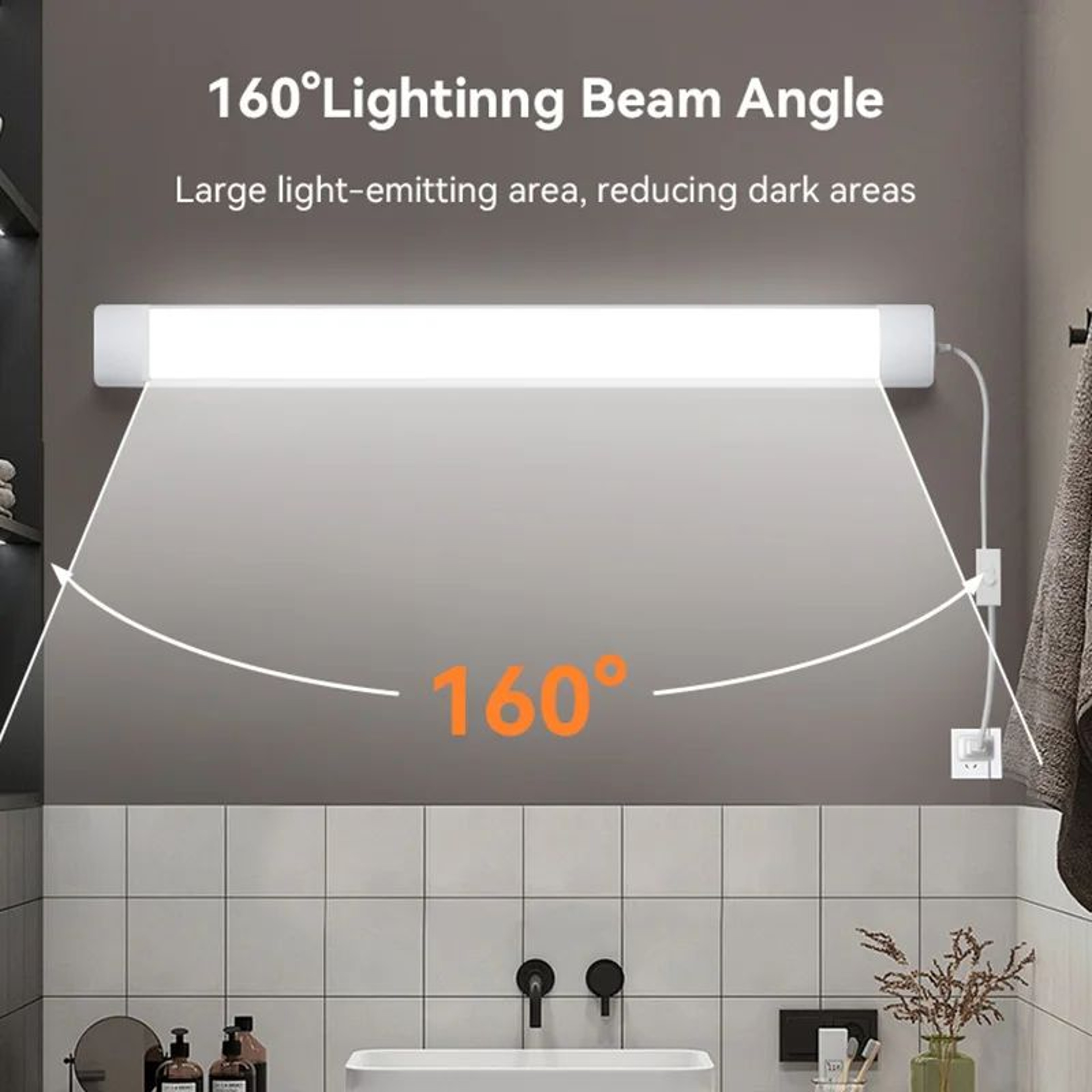 20W Three Color LED Tube Cabinet Light 3